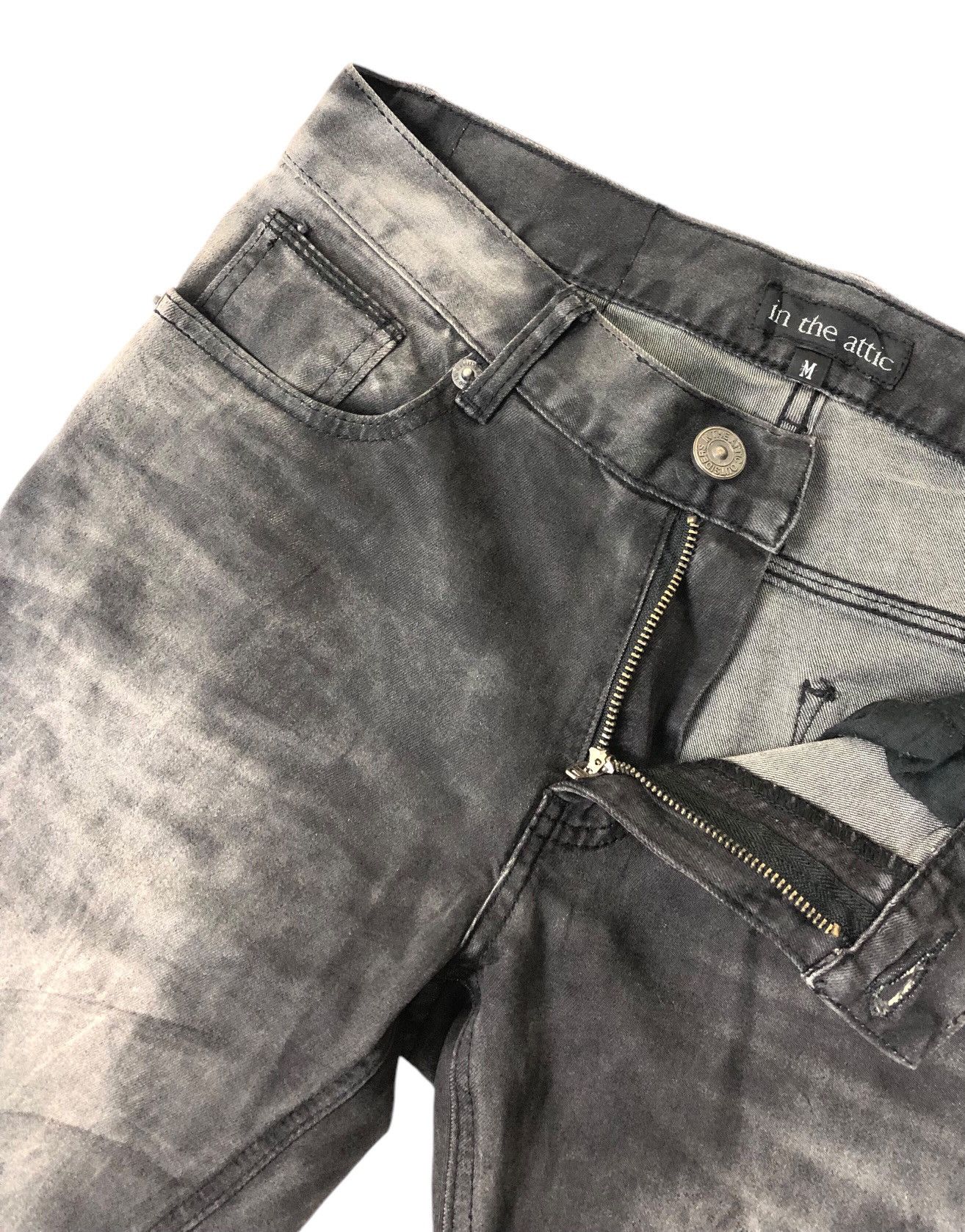 Hysteric Glamour Japanese Brand In The Attic Acid Wash Denim Jeans Size US 31 - 11 Thumbnail