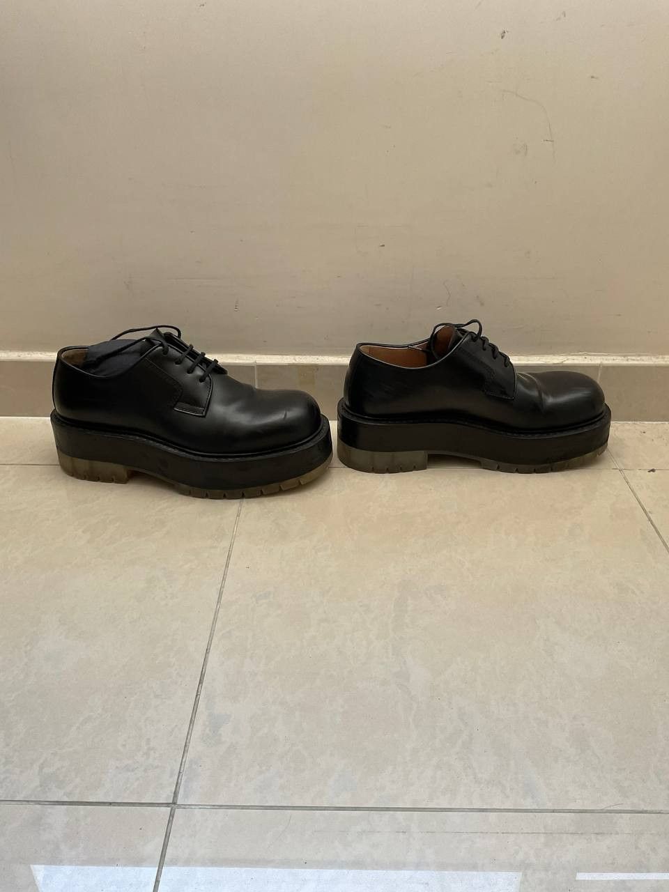 Bottega Veneta Stilt Low Derby Platform Shoes Size US 7.5 / EU 40-41 - 3 Thumbnail