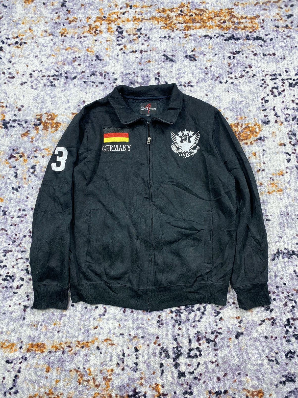 Vintage North jeane Germany tracksuit jacket Size US L / EU 52-54 / 3 - 1 Thumbnail