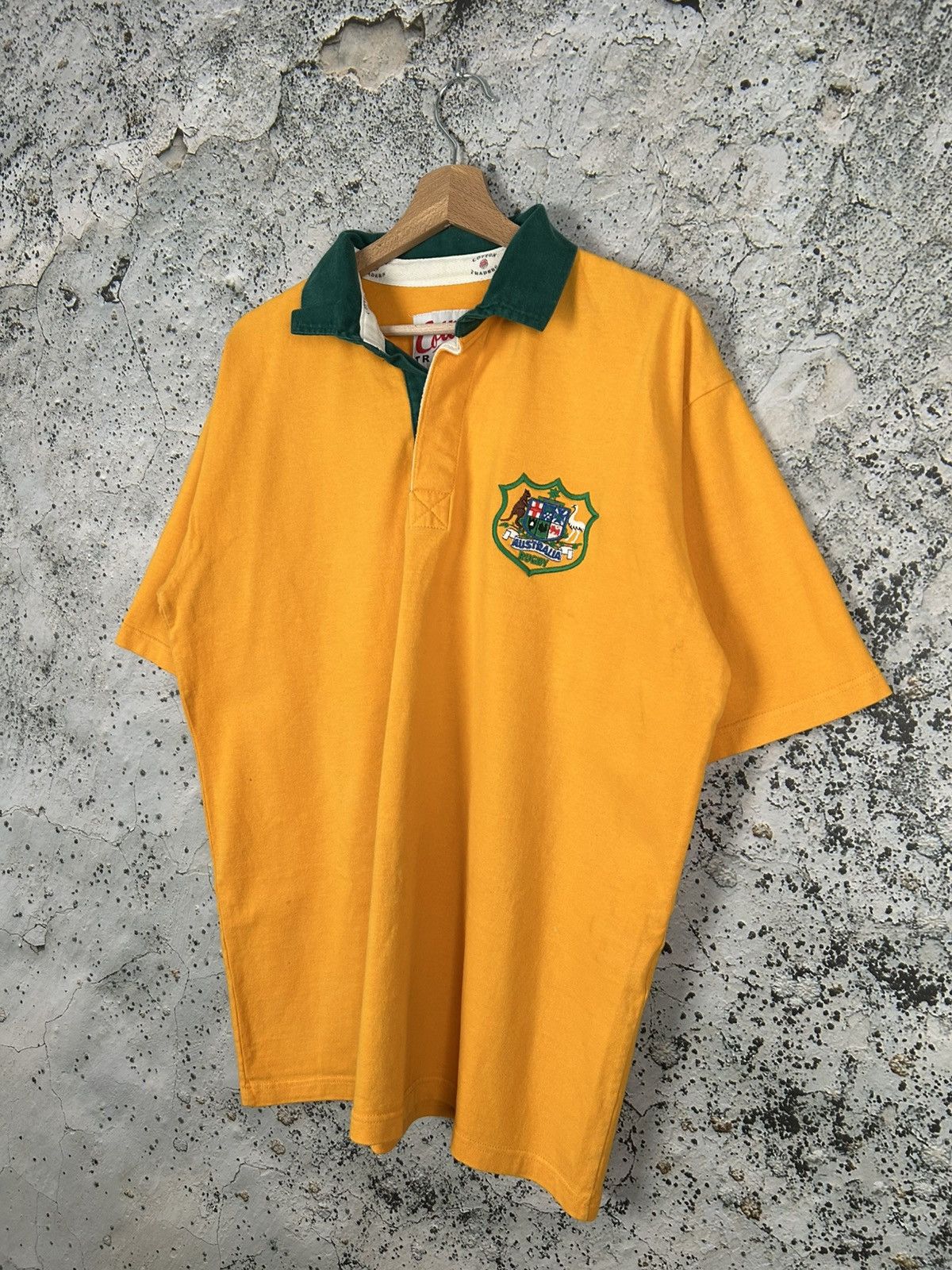 Vintage Vintage Australia Rugby Jersey Archive Cotton Traders 90s Size US L / EU 52-54 / 3 - 2 Thumbnail