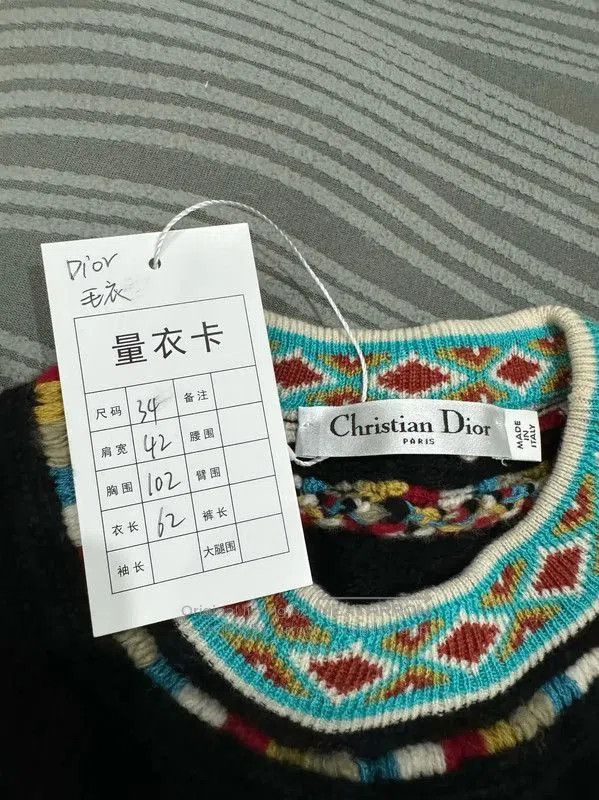 Dior Dior Colorful Wool Sweater for Women . Size S / US 4 / IT 40 - 4 Thumbnail