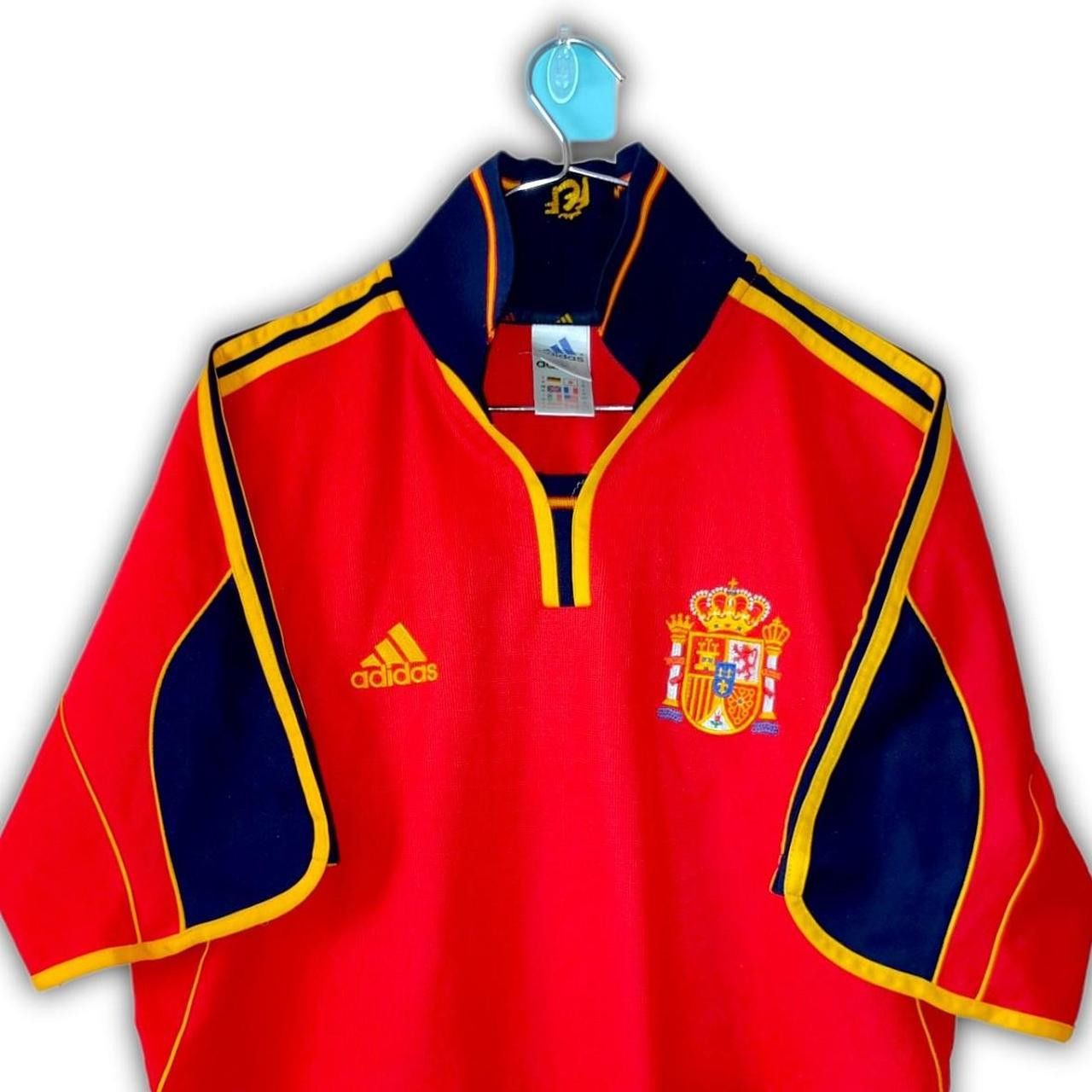Adidas Spain 2000 2001 3rd Home Shirt Jersey international Size US M / EU 48-50 / 2 - 1 Thumbnail