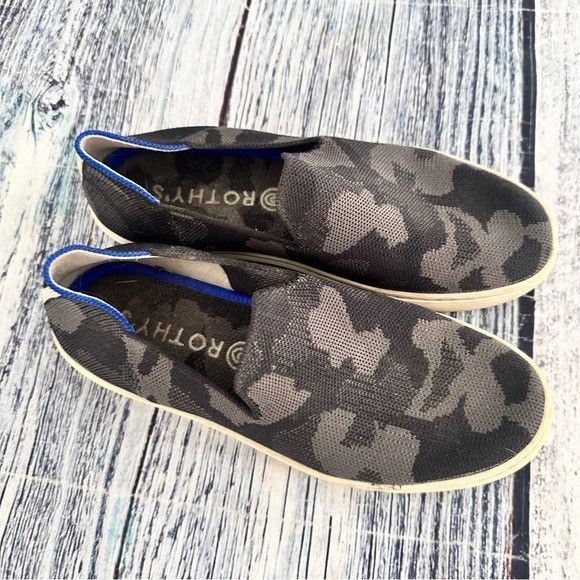 Rothy's Rothy’s Gray Camo Slip on Sneakers Size US 7 / IT 37 - 3 Thumbnail