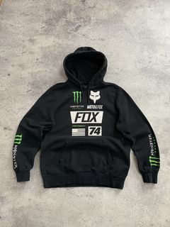 Fox monster energy sales collaboration 4 hoodie