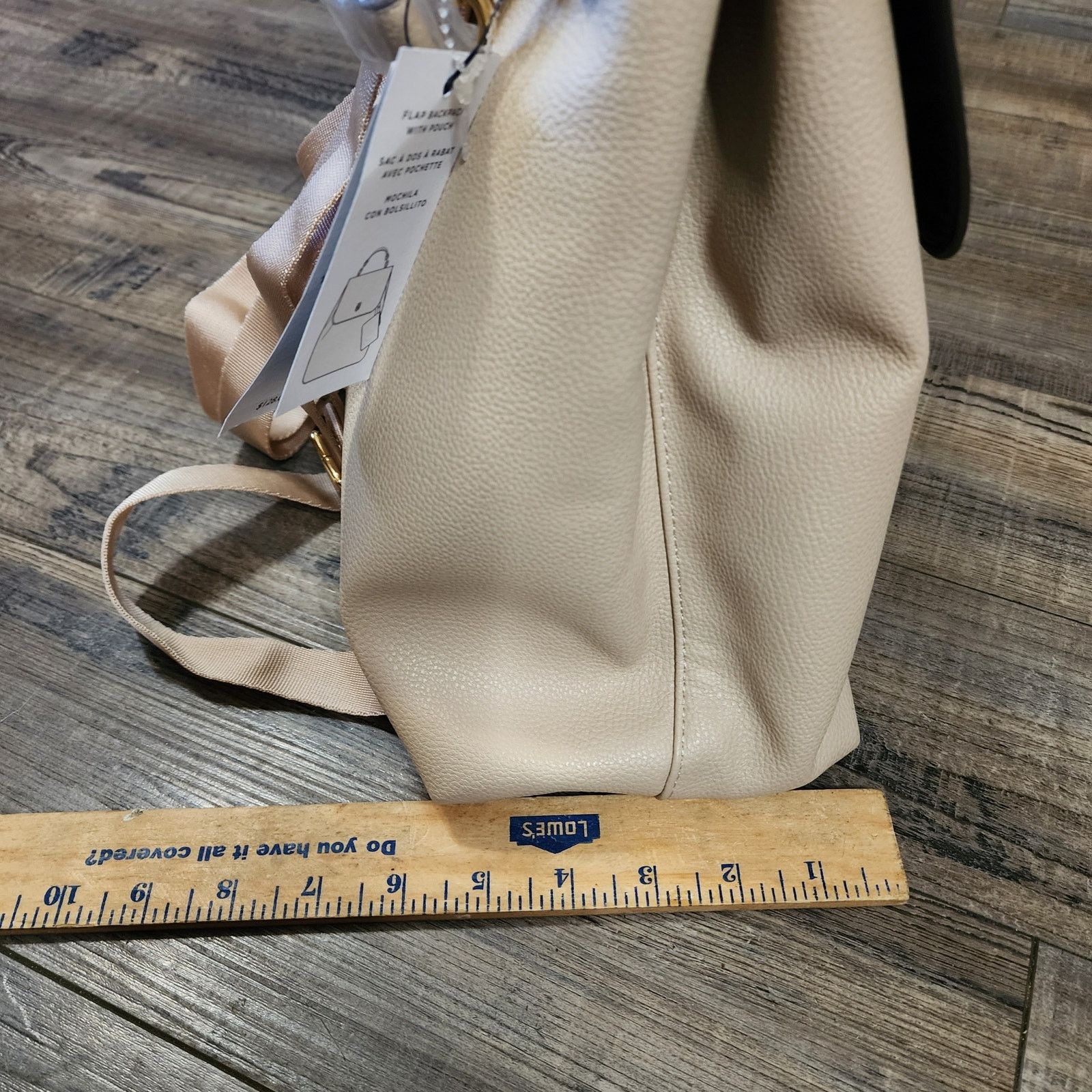 Tommy Hilfiger NWT Tommy Hilfiger backpack purse light beige D Size ONE SIZE - 6 Thumbnail