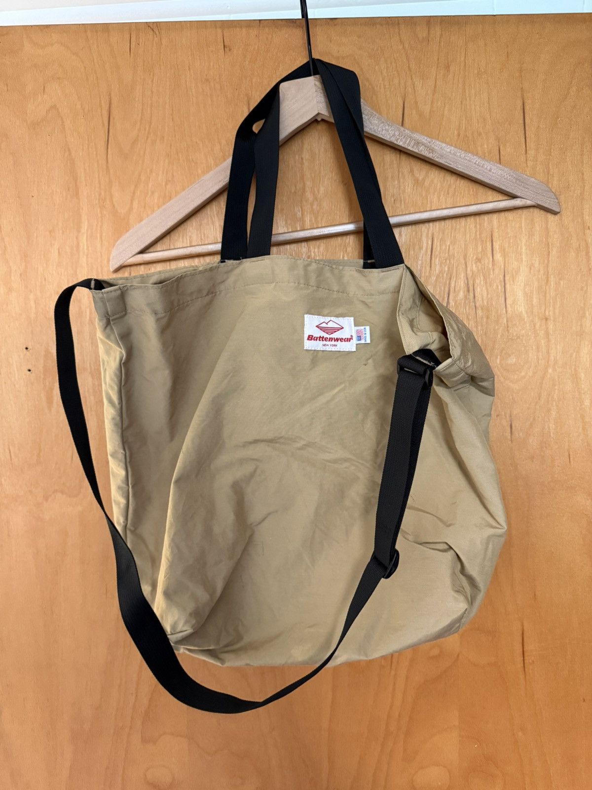 Battenwear Nylon Tote in Beige, Men's — image 4 of 4