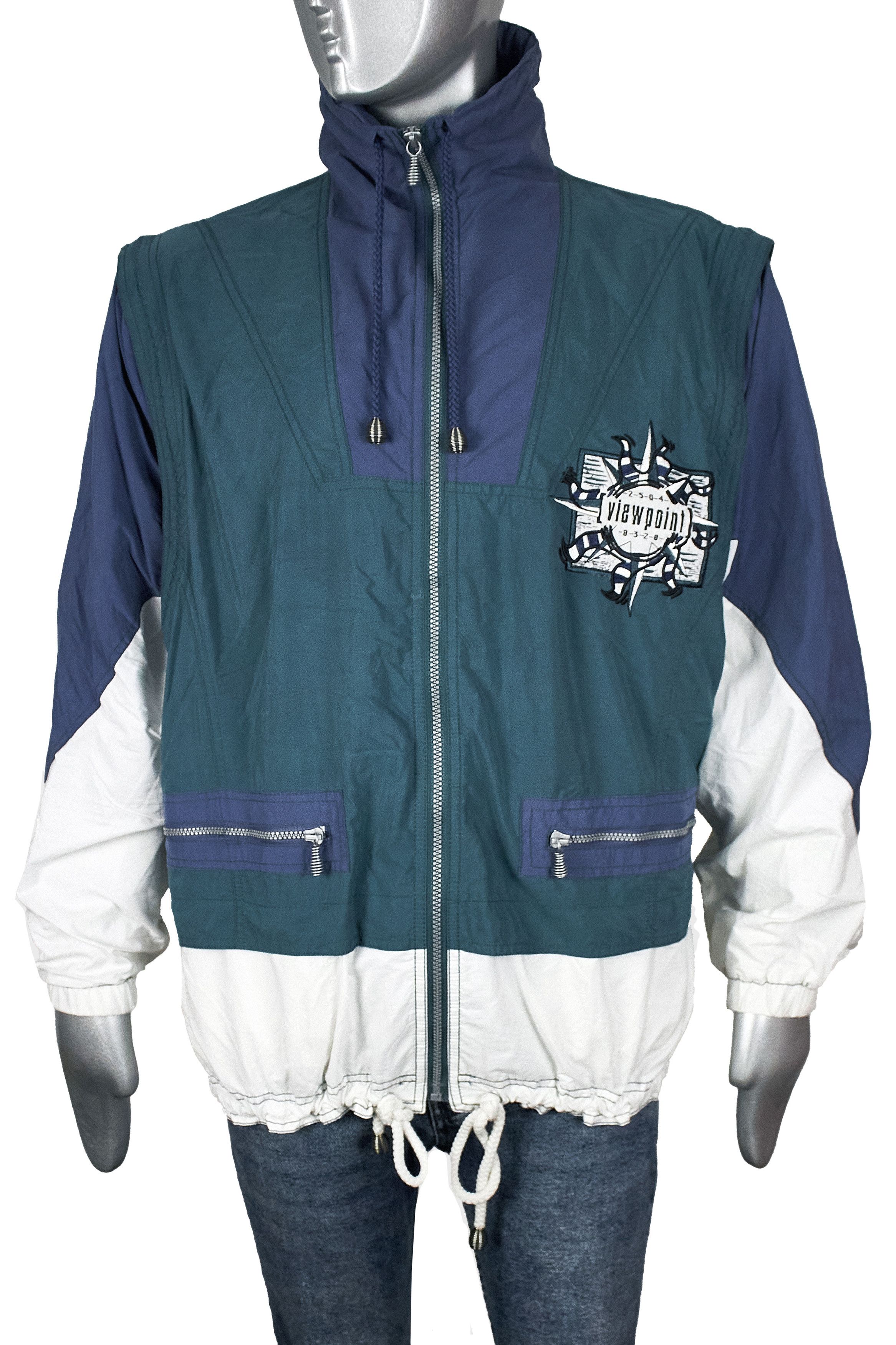 Vintage Vintage Y2K windbreaker transformer jacket vest Killtec Size US L / EU 52-54 / 3 - 2 Thumbnail
