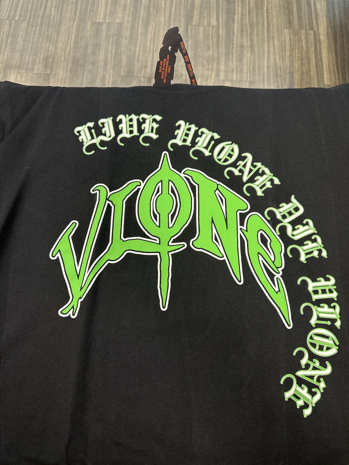 Vlone Black Chrome Hearts Vlone Tee Size US L / EU 52-54 / 3 - 2 Thumbnail