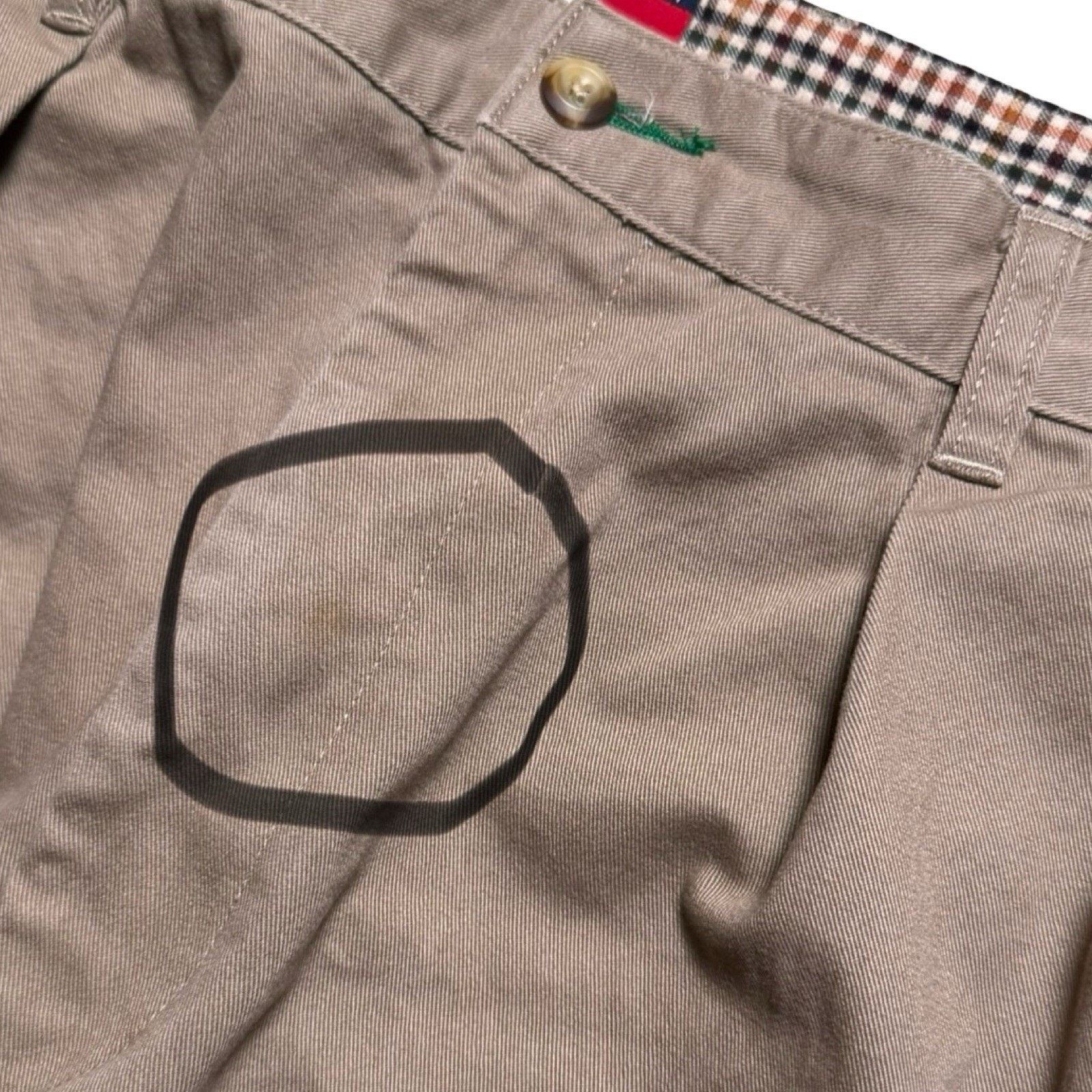 Tommy Hilfiger Vintage Men’s Tommy Hilfiger Dress Pants 38X32 Brown Pleated Size US 38 / EU 54 - 3 Thumbnail