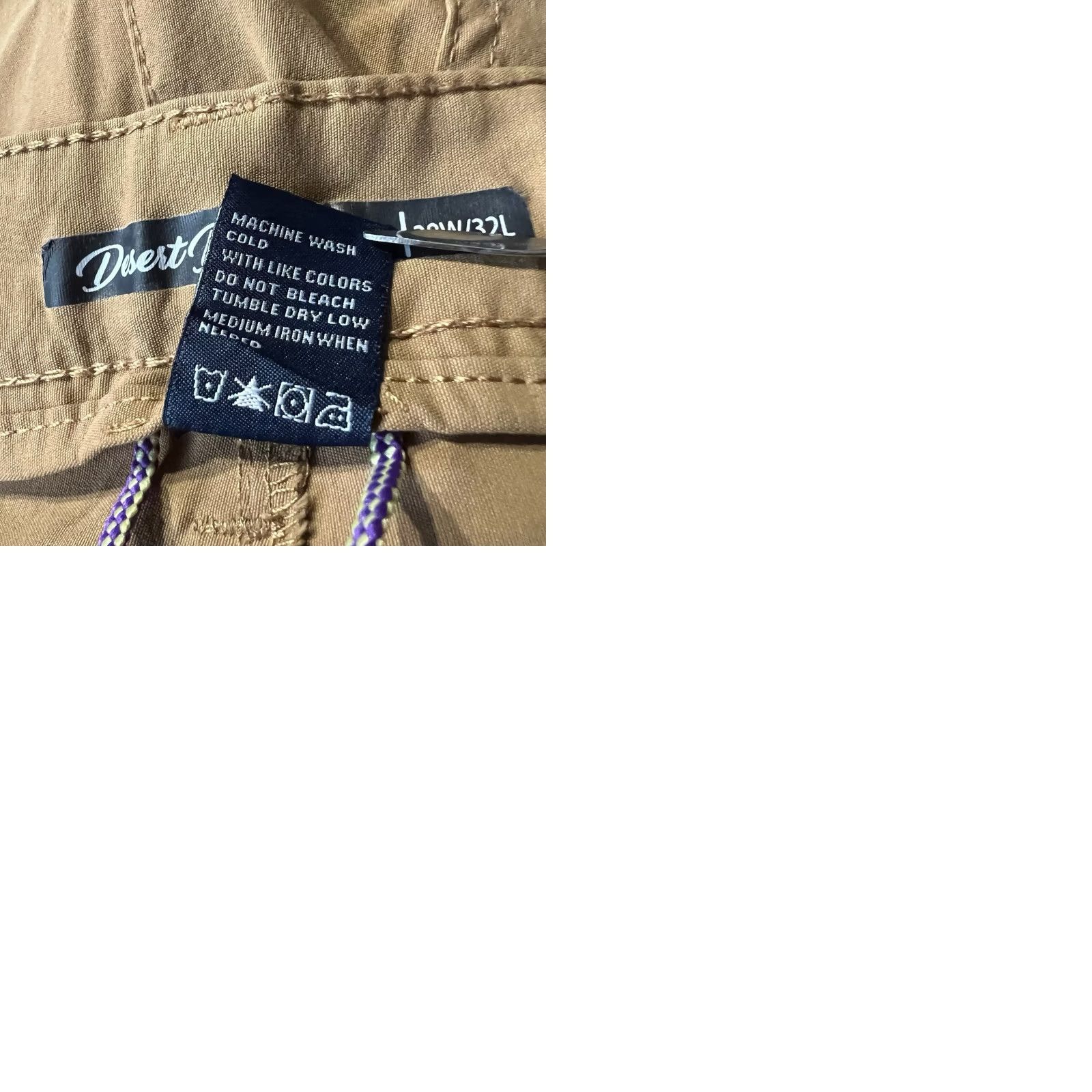 Vintage Desert Dunes Golf Pants Mens 38x32 Brown Stretch Performance B9 Size US 38 / EU 54 - 9 Thumbnail