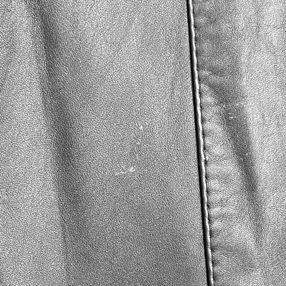 Vintage Extra long matrix leather coat Size S / US 4 / IT 40 - 6 Thumbnail