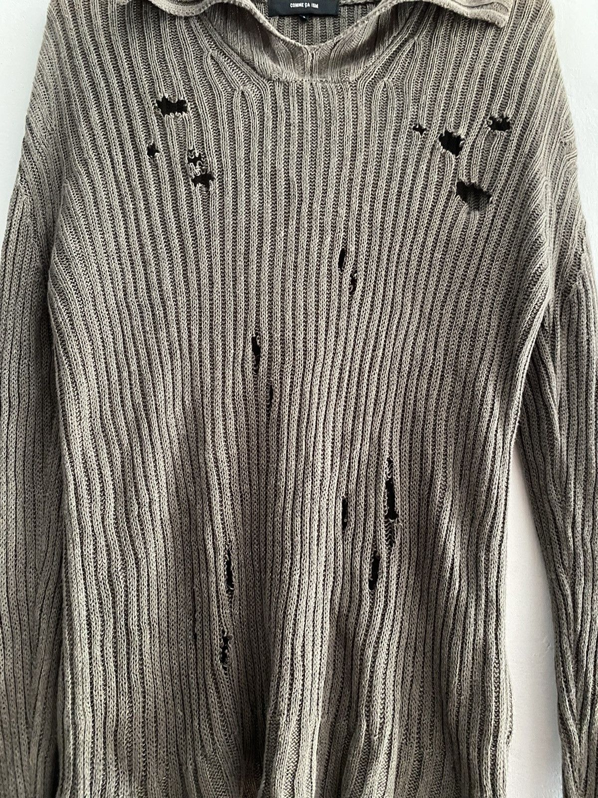 Comme Ca Ism Japanese comme ca ism distressed knit helmutlang style Size US M / EU 48-50 / 2 - 4 Thumbnail