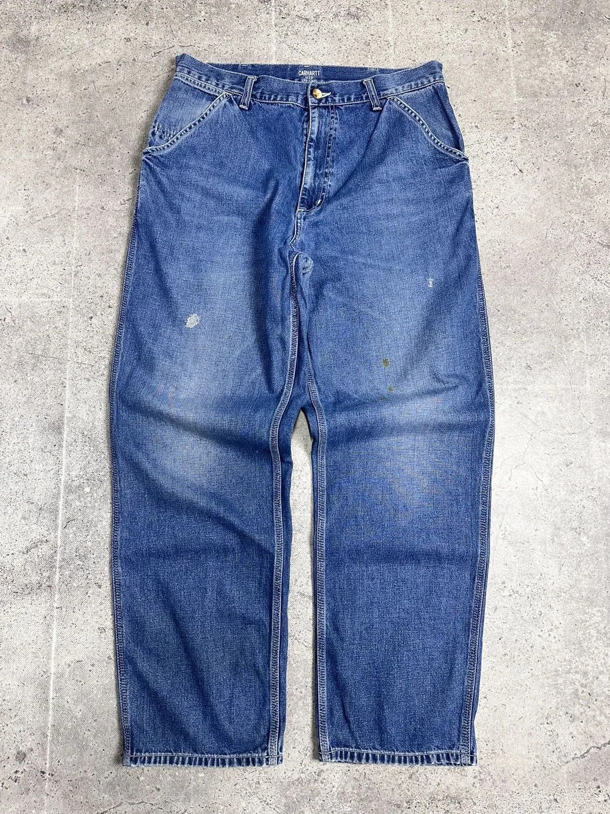 Carhartt Wip Vintage Carhartt Denim Pants Carpenter Jeans Workwear Style Size US 32 / EU 48 - 2 Thumbnail