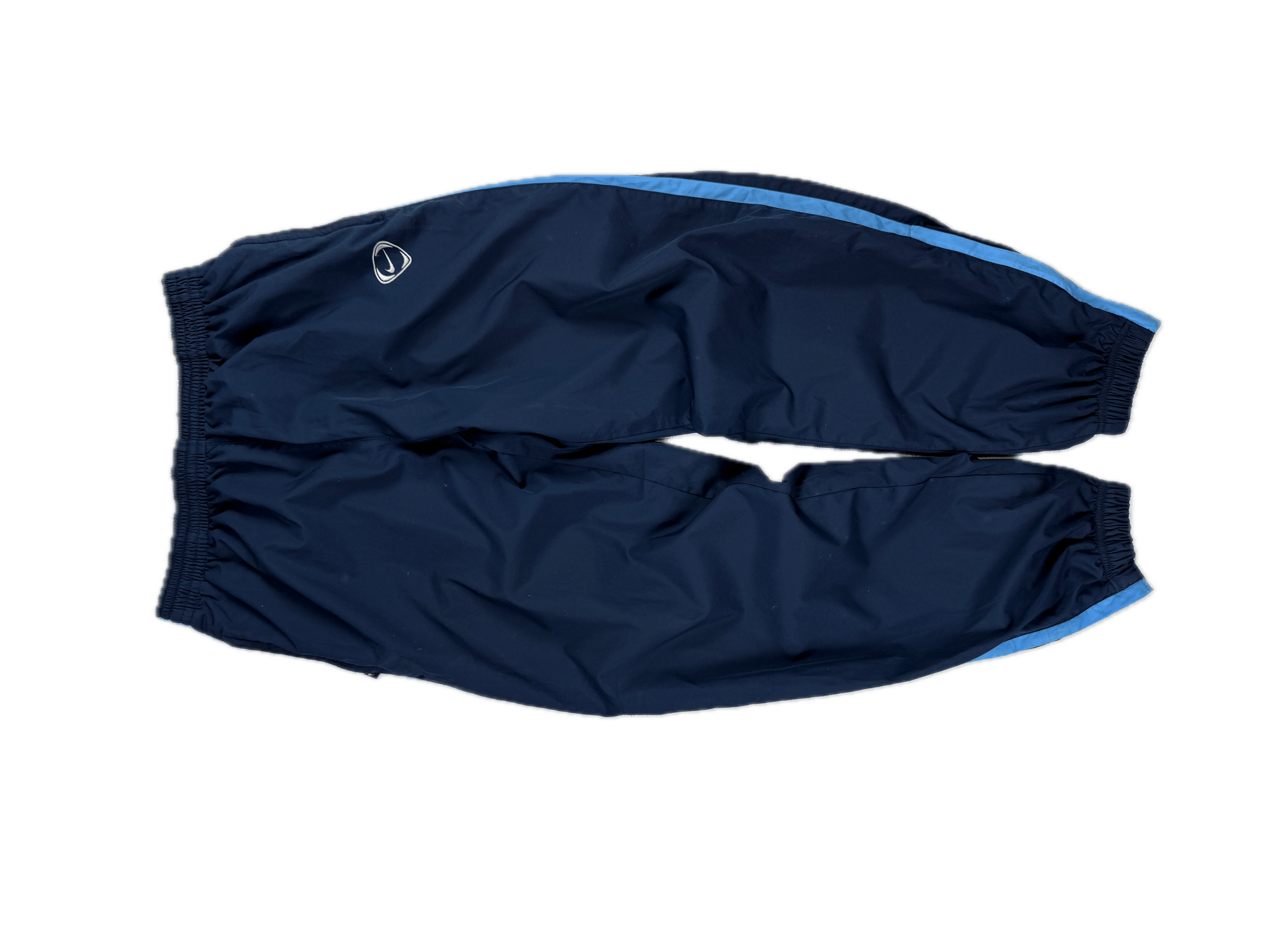 Nike Vintage Nylon Track Pants Parachute Blue Windbreaker