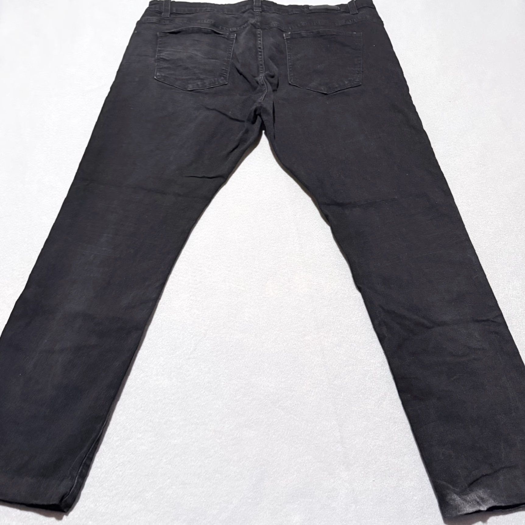 Denime VINTAGE Kenneth Cole Today Is Your Day Skinny Jeans Black Denim Slim Fit 40X32 Men Jeans Black 40 Mens Size US 40 / EU 56 - 6 Thumbnail