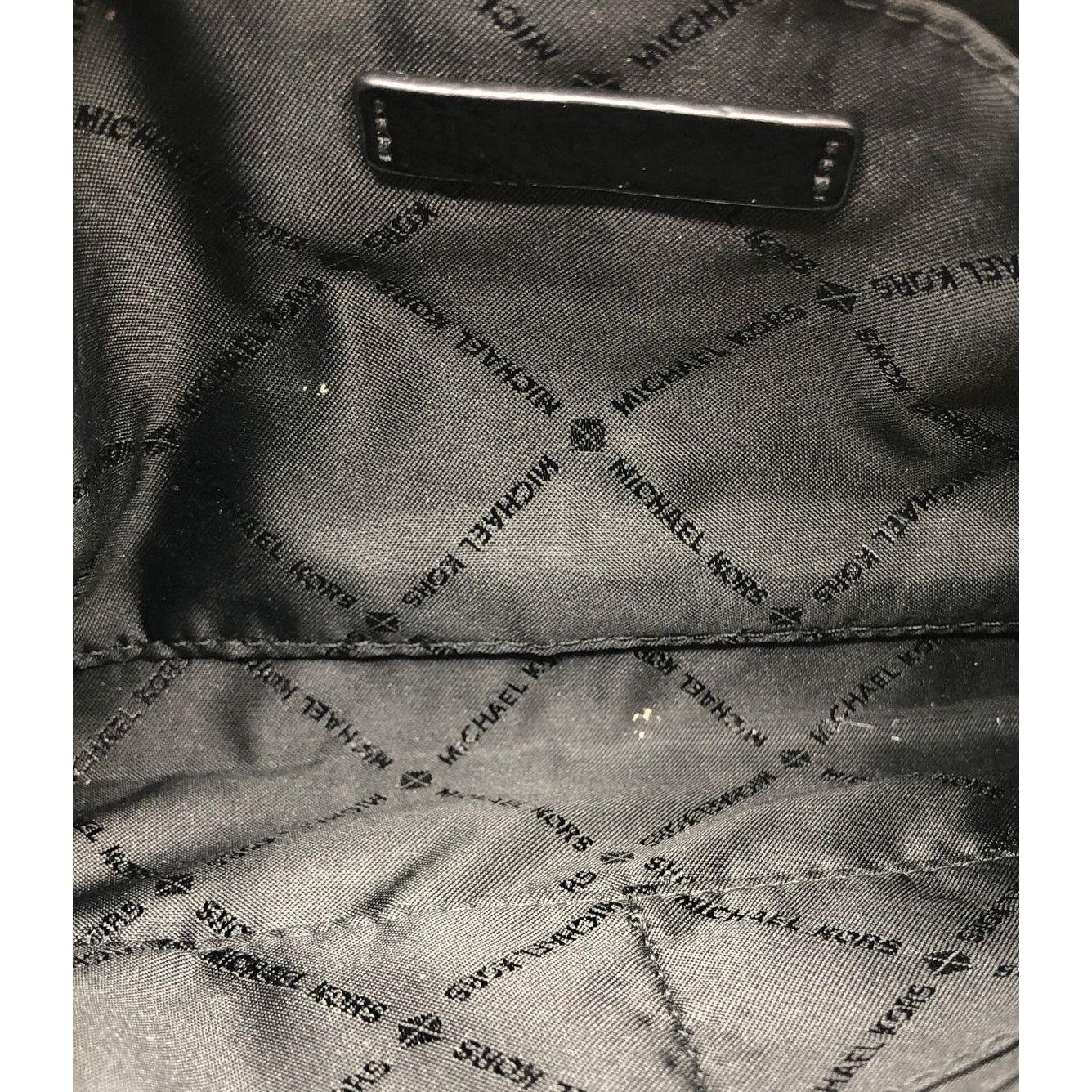 Michael Kors Michael Kors Jet Set MK Signature Large Zip Clutch Wrist Blk Size ONE SIZE - 7 Thumbnail
