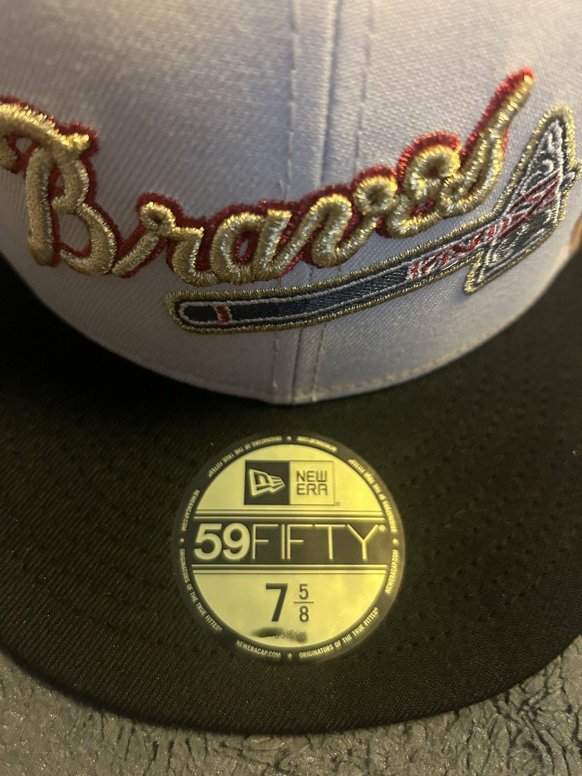 Designer × Nike Milwaukee Braves Fitted Size ONE SIZE - 4 Thumbnail