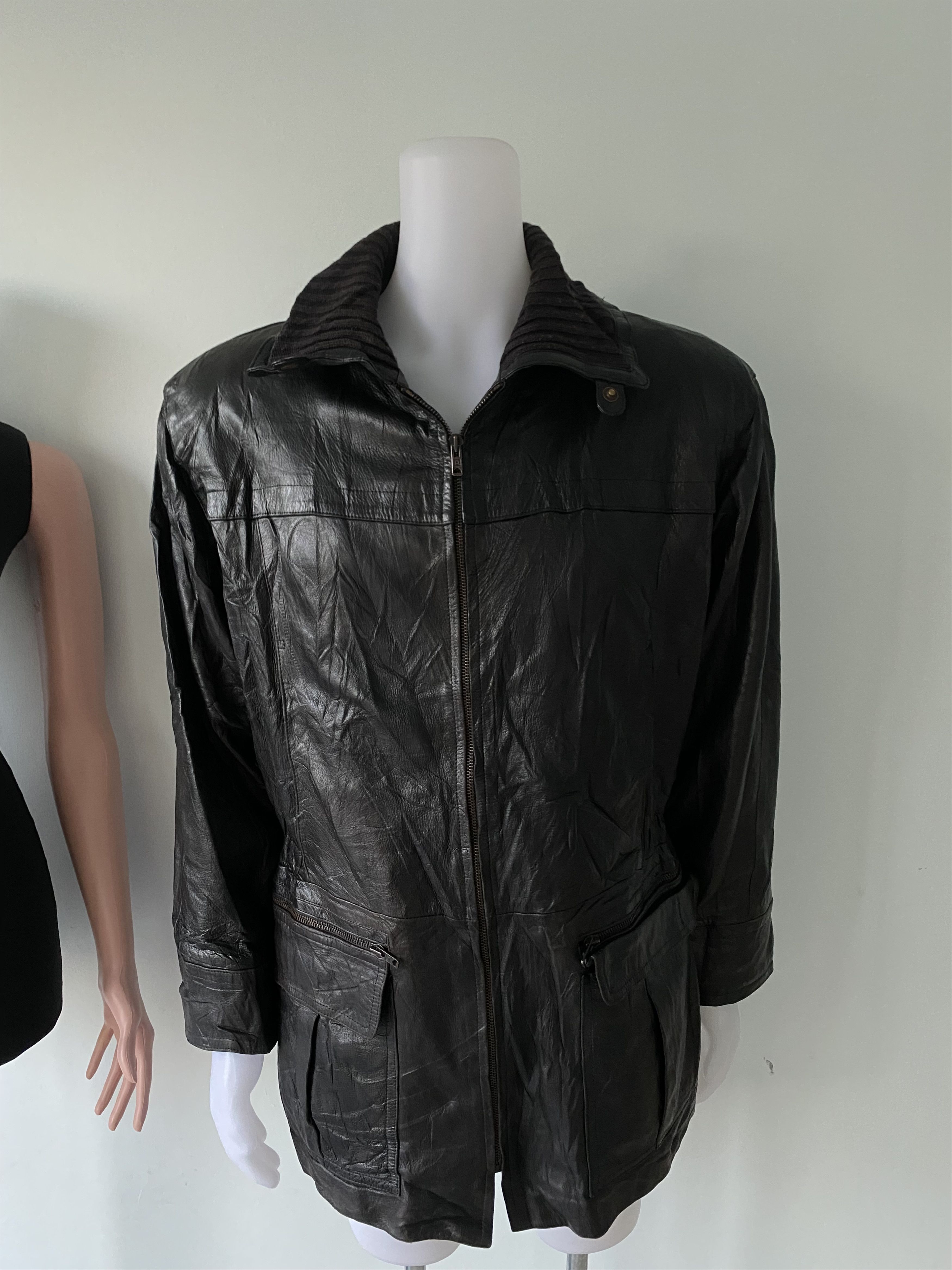 Loewe × Vintage Vintage Loewe Leather Casuals Coat Madrid 1846 