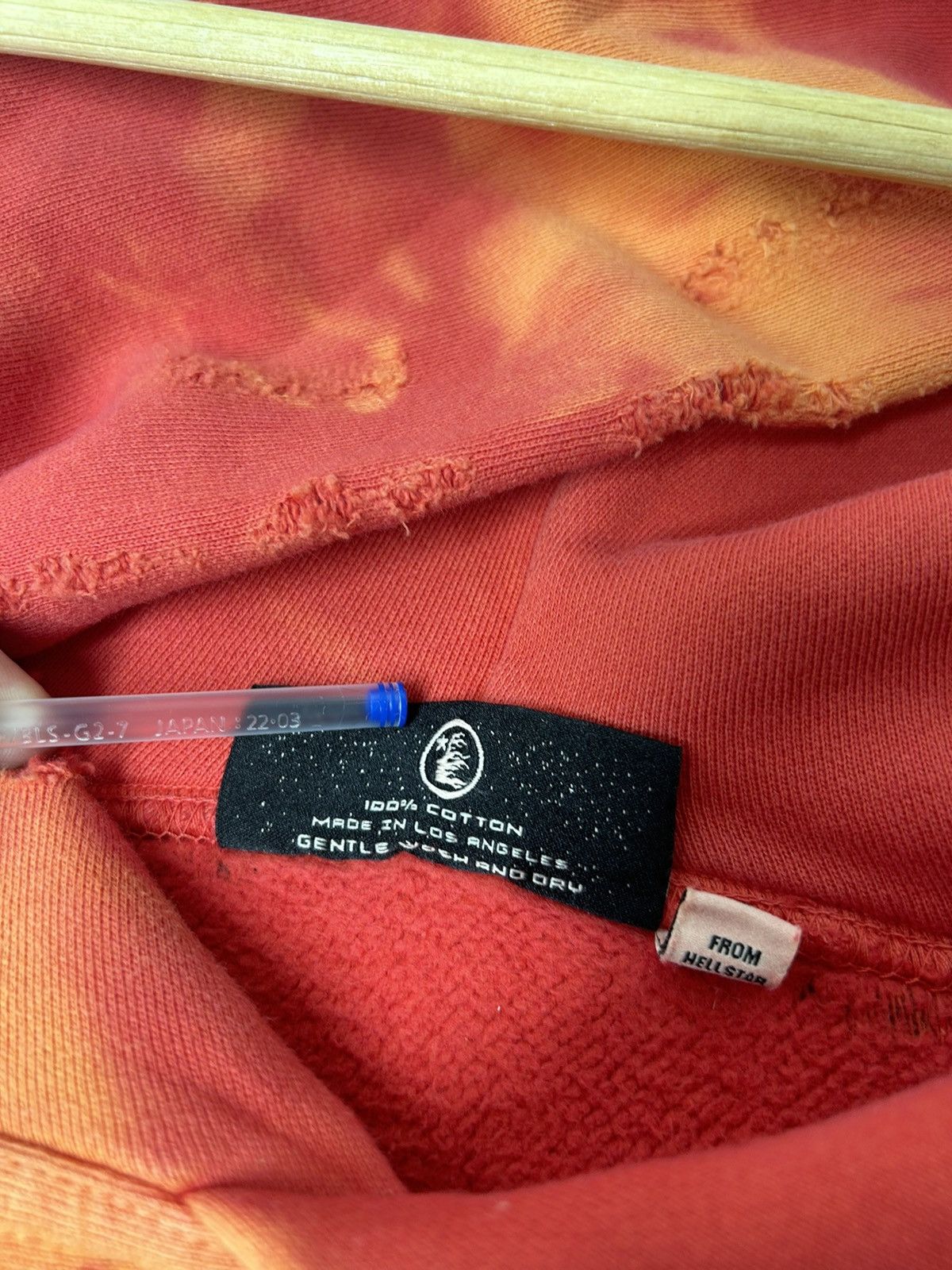 HELLSTAR Hellstar lava wash hoodie Size US XL / EU 56 / 4 - 9 Thumbnail
