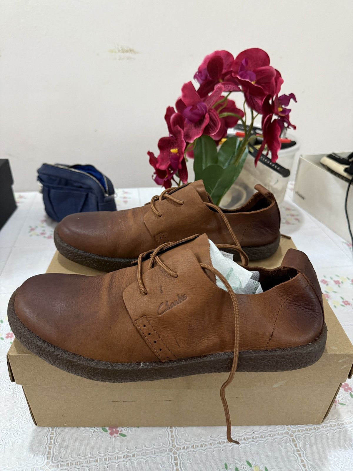 Clarks 🔥🔥🔥ARCHIVE CLARKS LEATHER SHOES Size US 10 / EU 43 - 3 Thumbnail