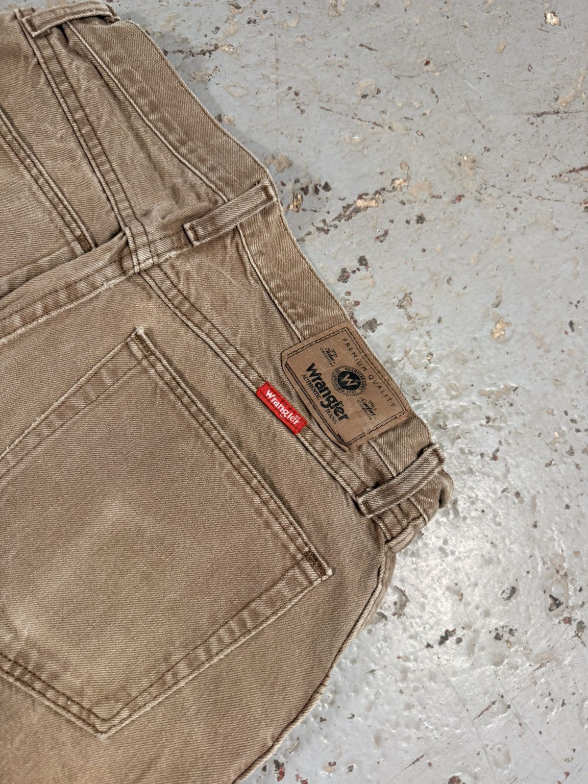 Wrangler Vintage Classic Mocha Brown Wrangler Denim Pants Size US 32 / EU 48 - 4 Thumbnail