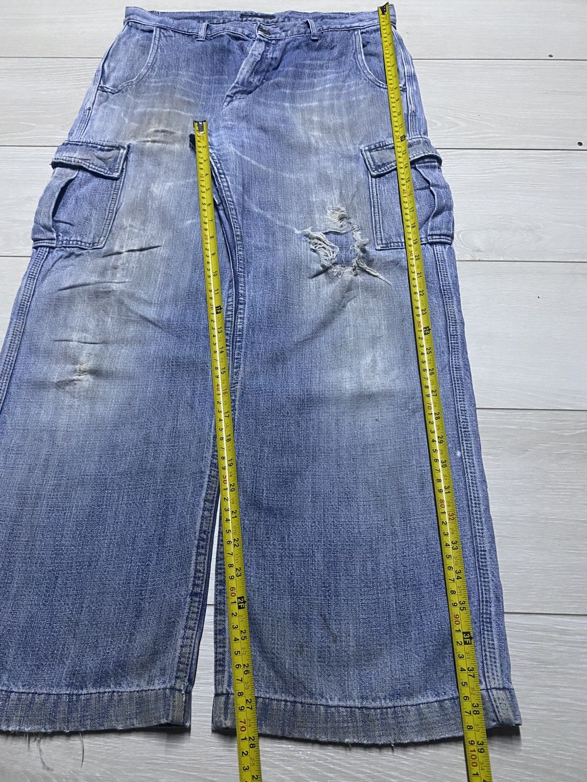 Big John Vintage Big john Workwear Cargo Baggy Pants Size US 33 - 15 Thumbnail