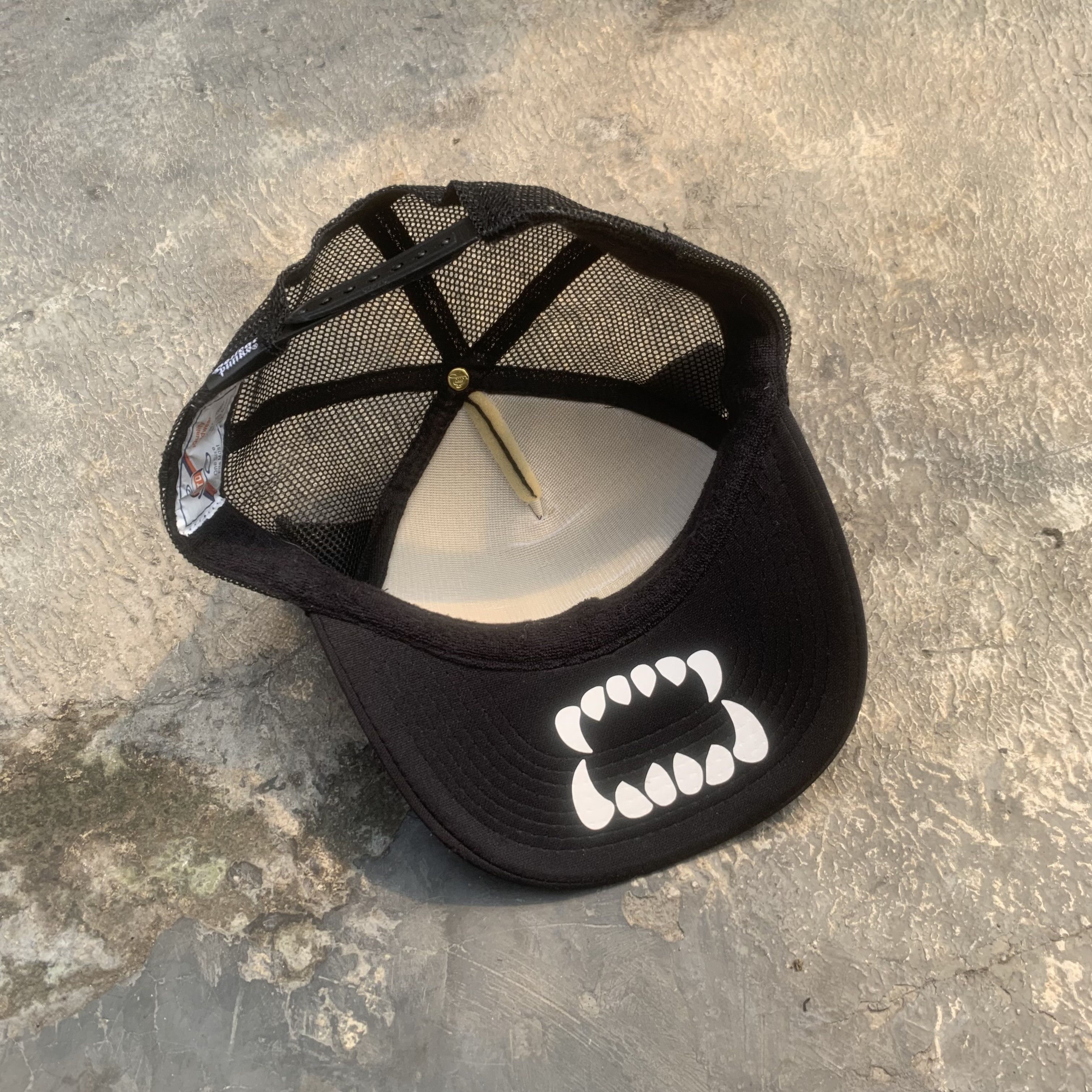 Otto Vintage Trucker Hat Devil Horn Hat Hellcat Punks Red Evil Size ONE SIZE - 7 Thumbnail