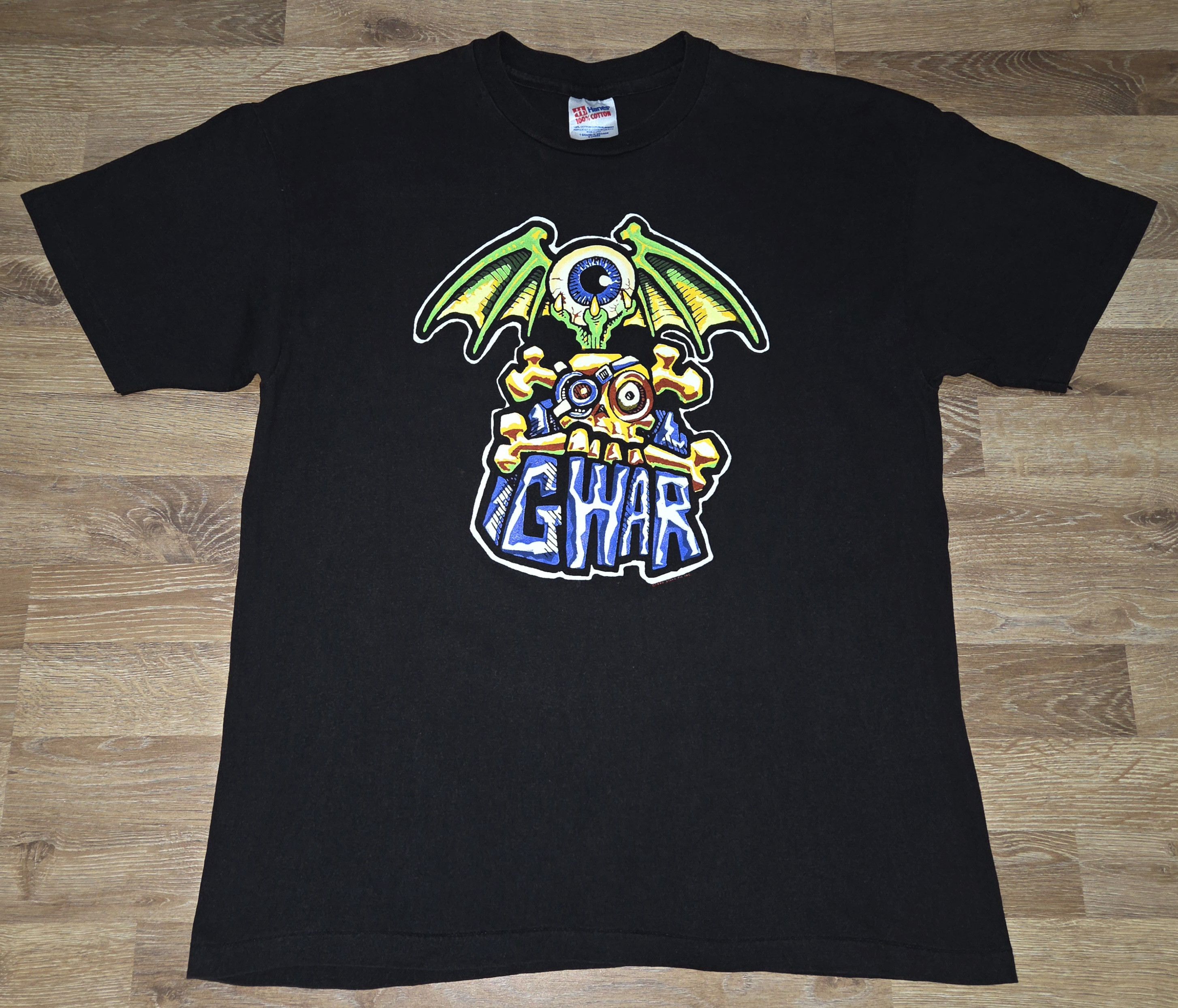 Band Tees × Vintage Vintage OG 90s This is you on GWAR Metal Band Promo T Shirt Size US XL / EU 56 / 4 - 2 Thumbnail