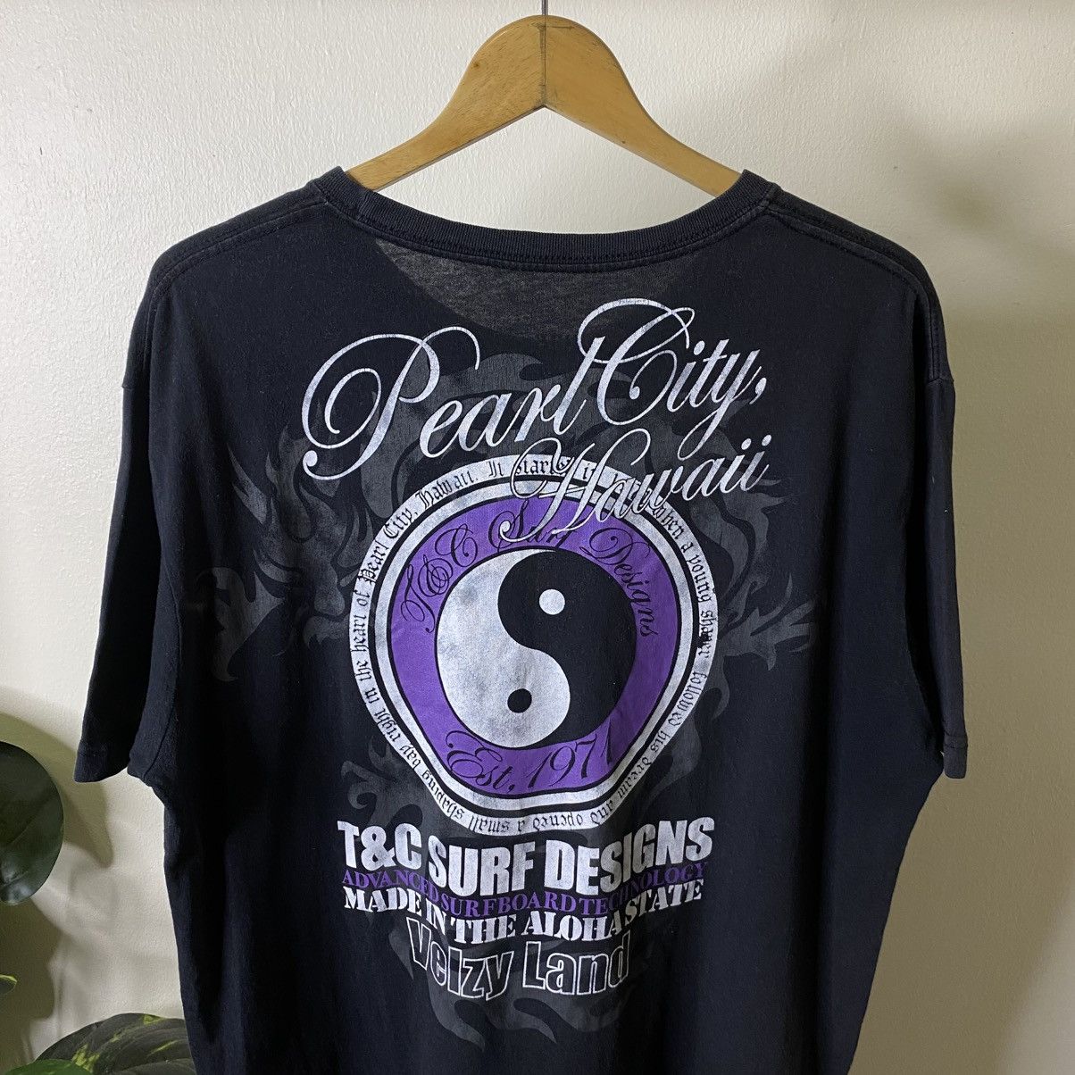Vintage Y2K T&C Surf Affliction Design Surfing T Shirt Size US XL / EU 56 / 4 - 2 Thumbnail
