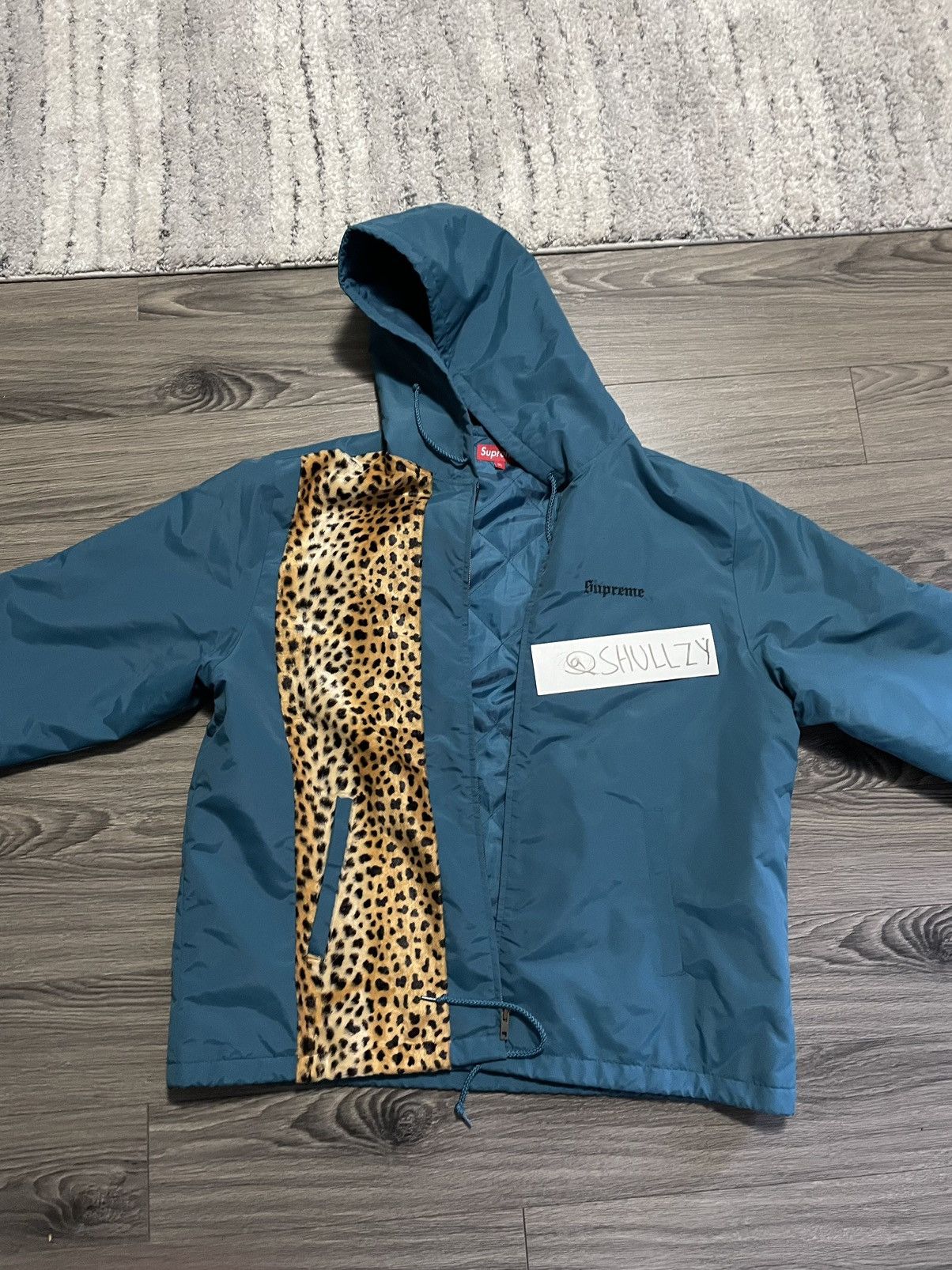 Supreme SUPREME Cheetah Print Hooded Station Jacket Size US XL / EU 56 / 4 - 2 Thumbnail