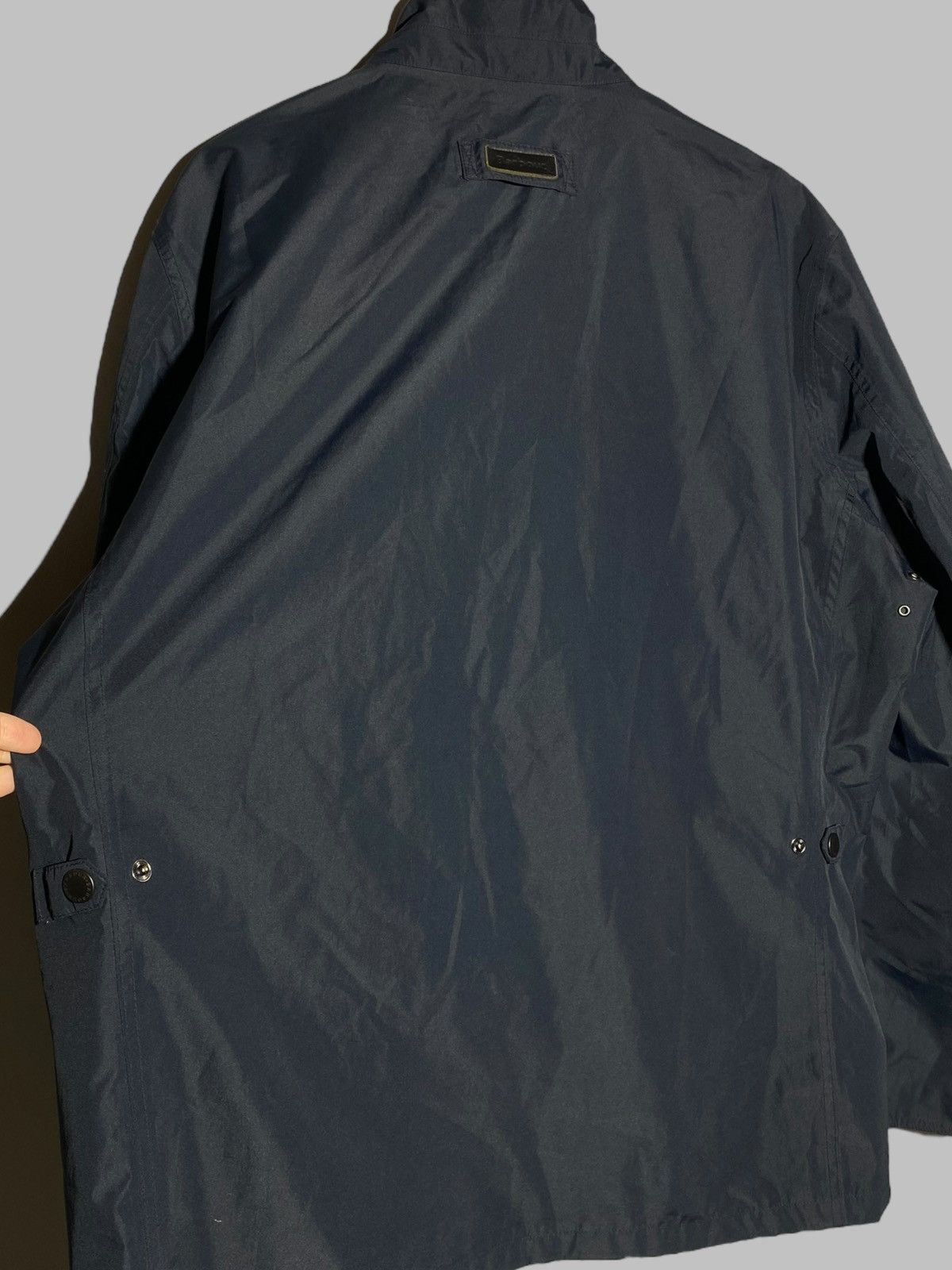 Barbour 🔥 BARBOUR INTL NAVY WINDBREAKER JACKET MOTO BRITISH ICON Size US XXL / EU 58 / 5 - 16 Thumbnail