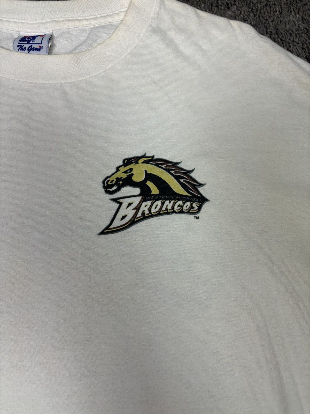 The Game Vintage 90s white western Michigan university long sleeve Size US XL / EU 56 / 4 - 3 Thumbnail