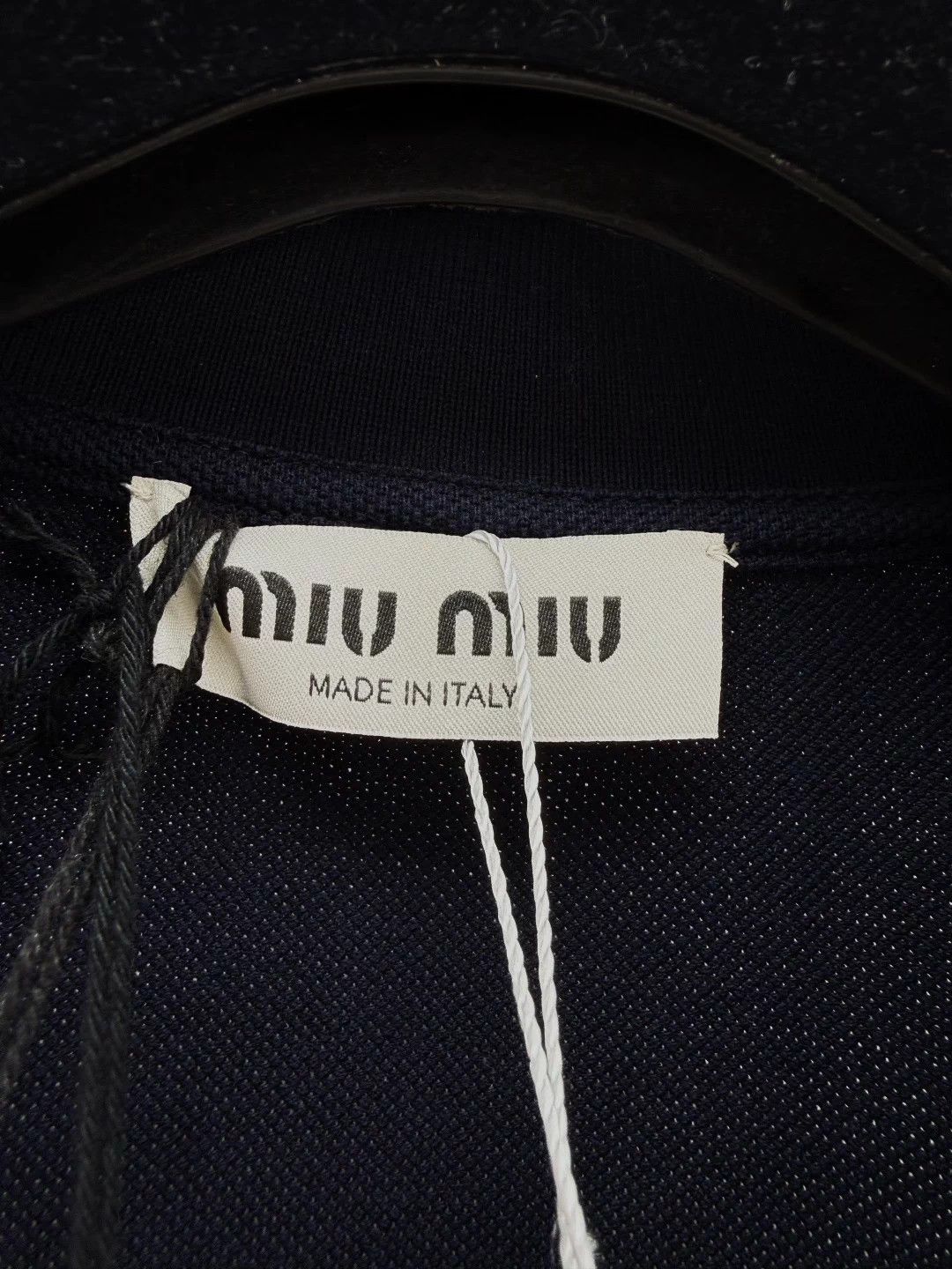 Miu Miu MIU MIU New With Tags Letter Embroidered Polo S Size S / US 4 / IT 40 - 2 Thumbnail