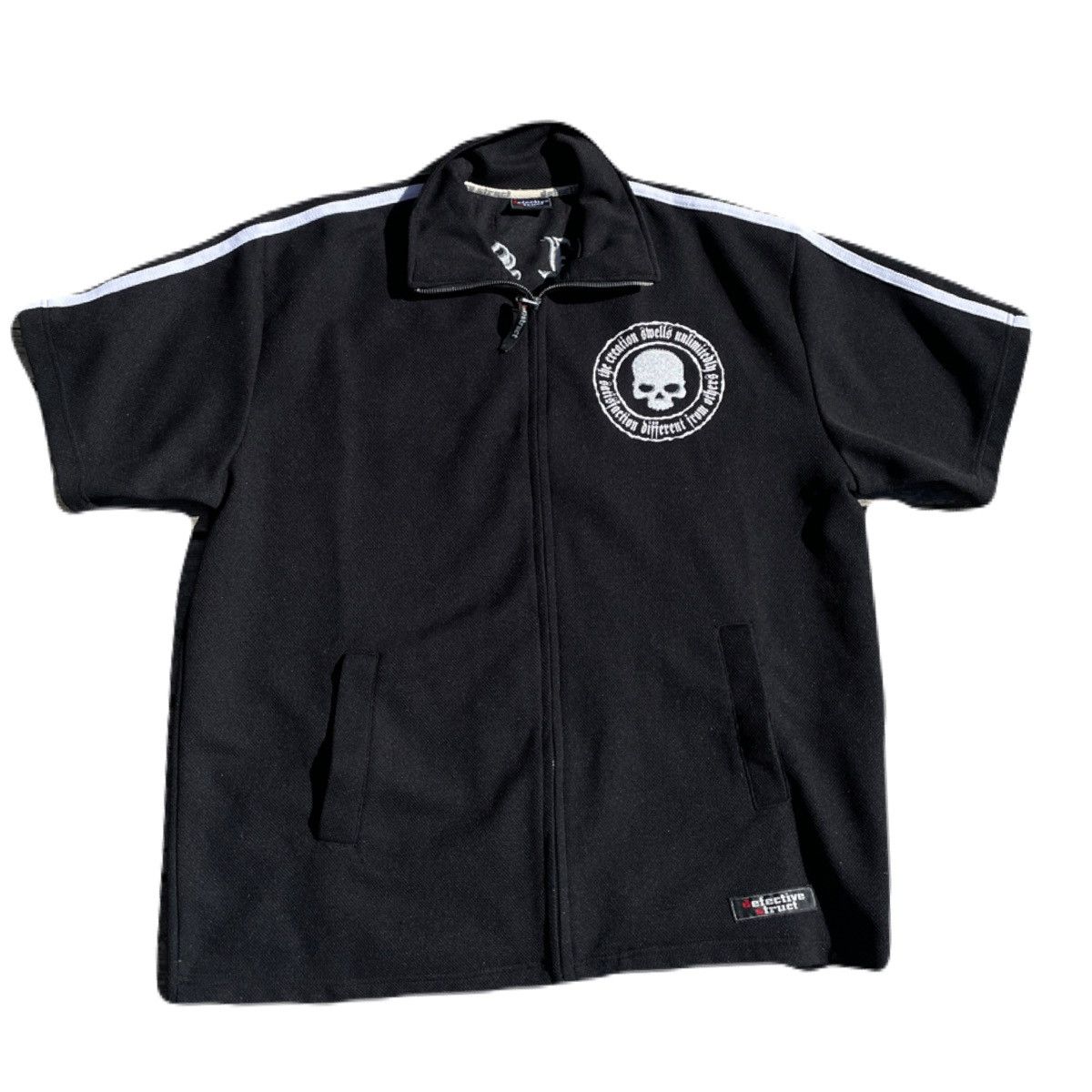 If Six Was Nine 2000s Japanese archive Skull Poem Embroidery Short Jacket Size US XL / EU 56 / 4 - 4 Thumbnail