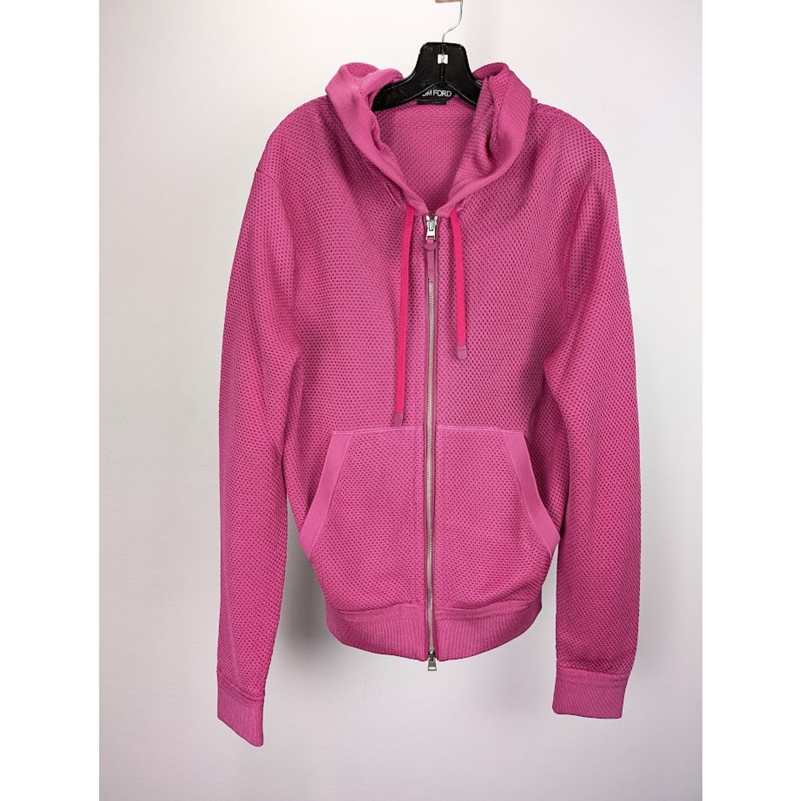 Tom Ford o1rshd1 Zip Hoodie in Light Magenta Size US L / EU 52-54 / 3 - 1 Thumbnail