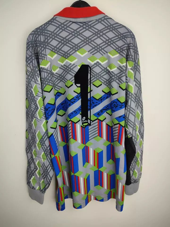 Lotto Sport Vintage LOTTO Goalkeeper FOOTBALL Kit SHIRT SOCCER JERSEY Size US XL / EU 56 / 4 - 12 Thumbnail