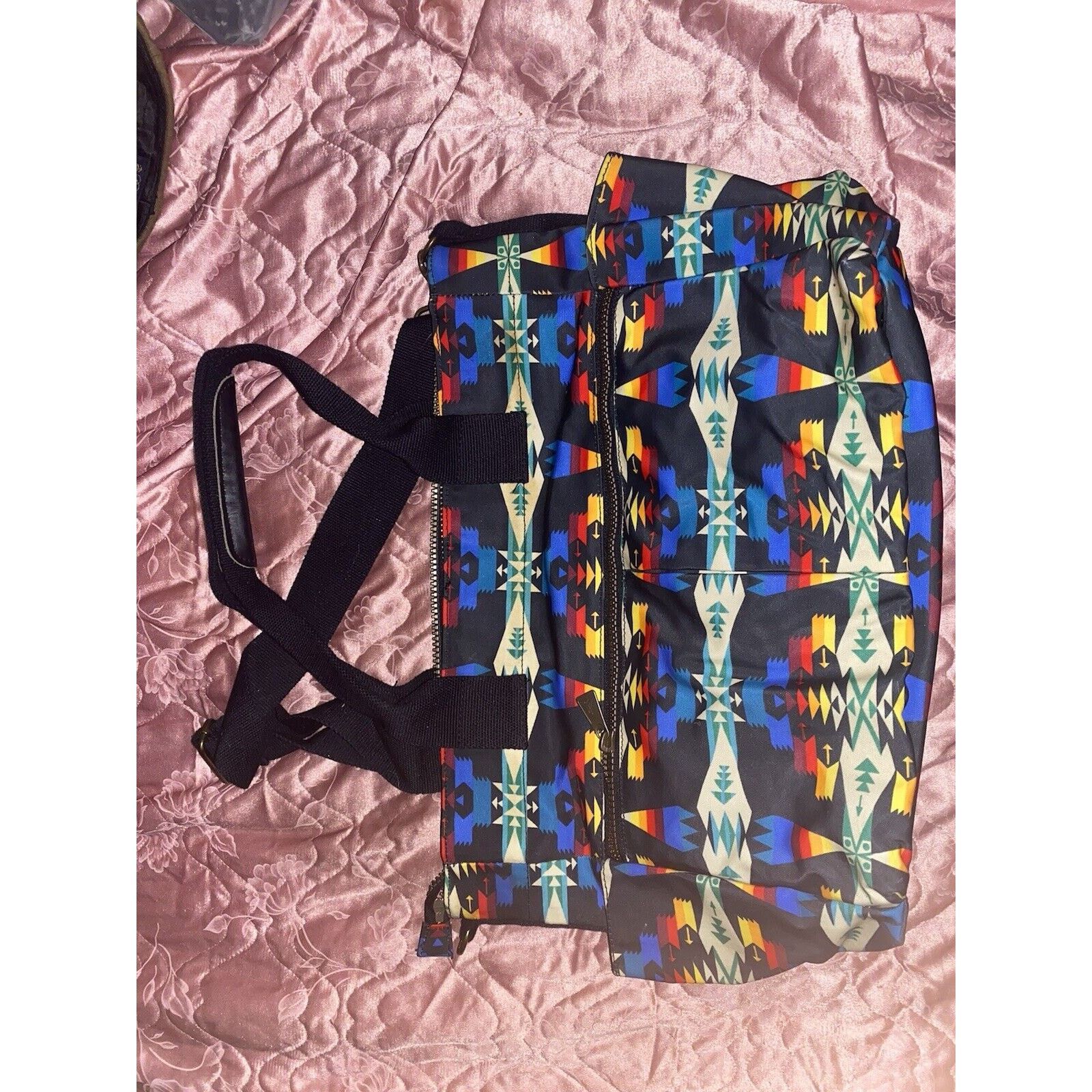 Pendleton PENDELTON Shoulder Weekender Tote Bag Aztec Southwestern Size ONE SIZE - 3 Thumbnail