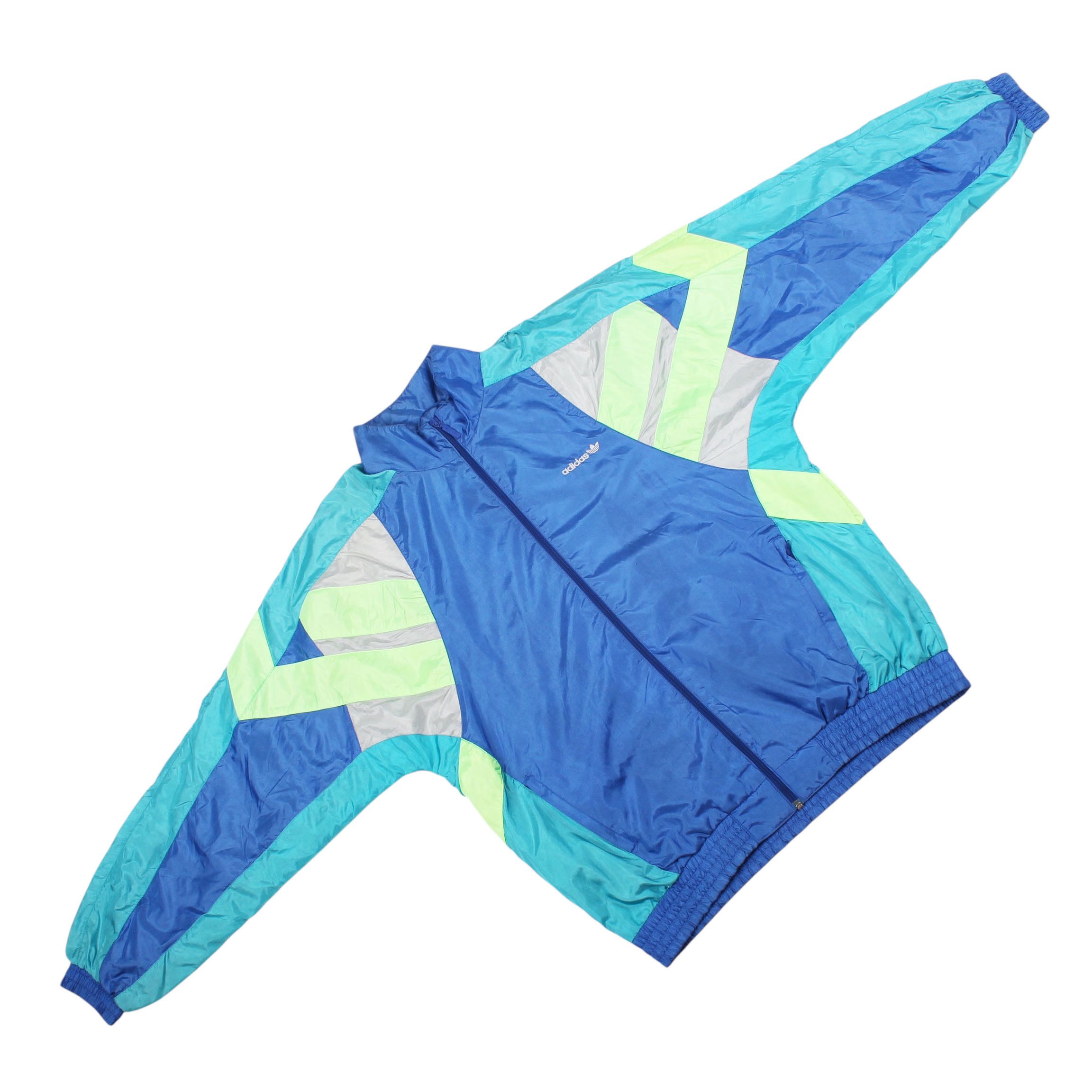 Adidas Vintage Adidas Windbreaker 90s Track Jacket Zip Up Retro Size US M / EU 48-50 / 2 - 1 Thumbnail