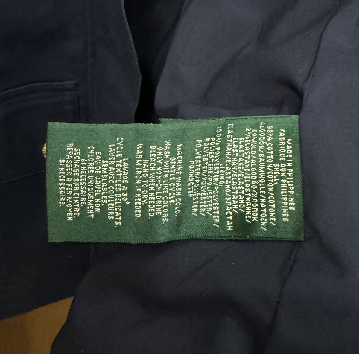 Ralph Lauren Vintage Ralph Lauren Navy Blue Jacket Womens Short Trench Size M / US 6-8 / IT 42-44 - 7 Thumbnail