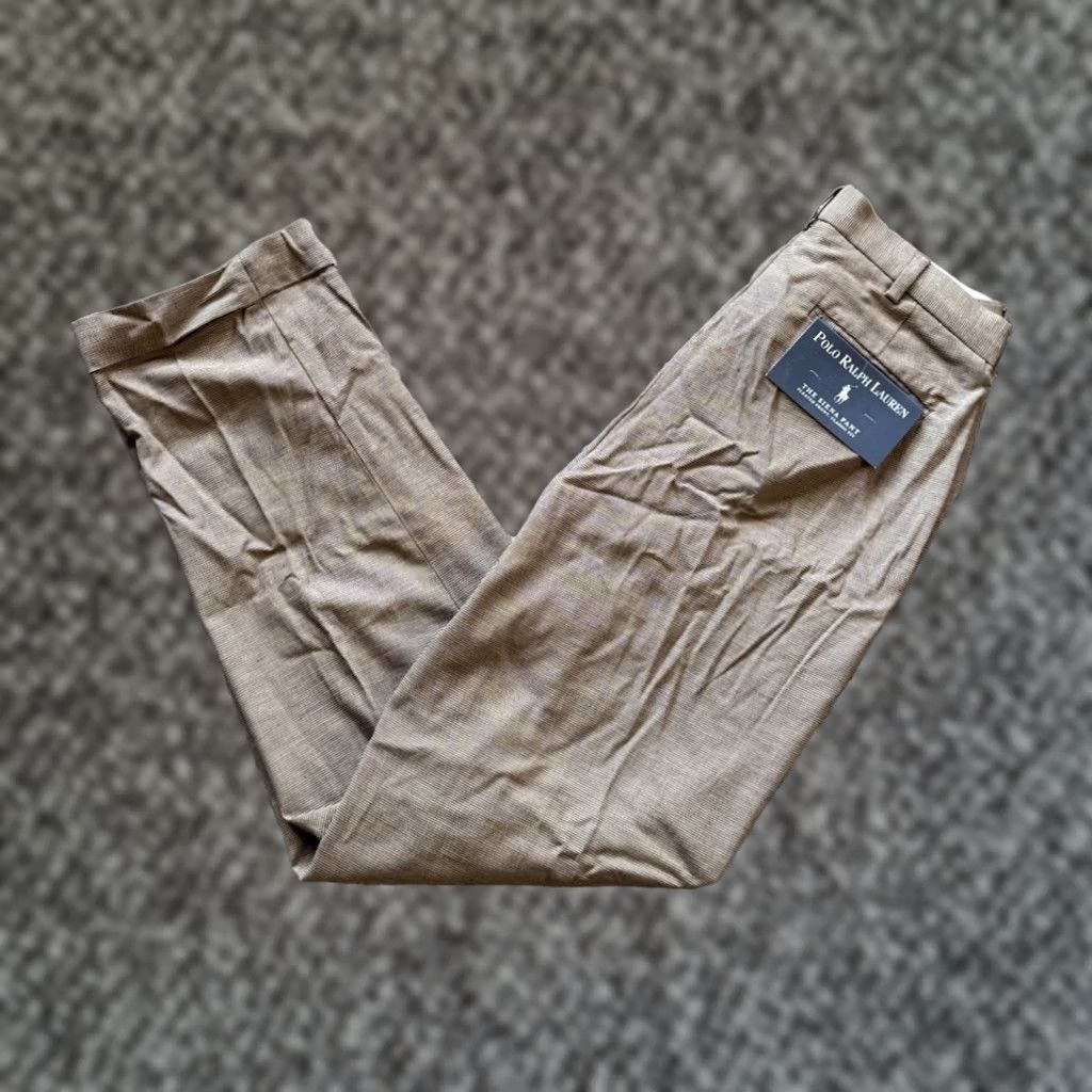 Polo Ralph Lauren VINTAGE Polo Ralph Lauren The Siena Pant Pleated Classic Fit Dress Pants 32W 33L Size US XS / EU 42 / 0 - 1 Thumbnail