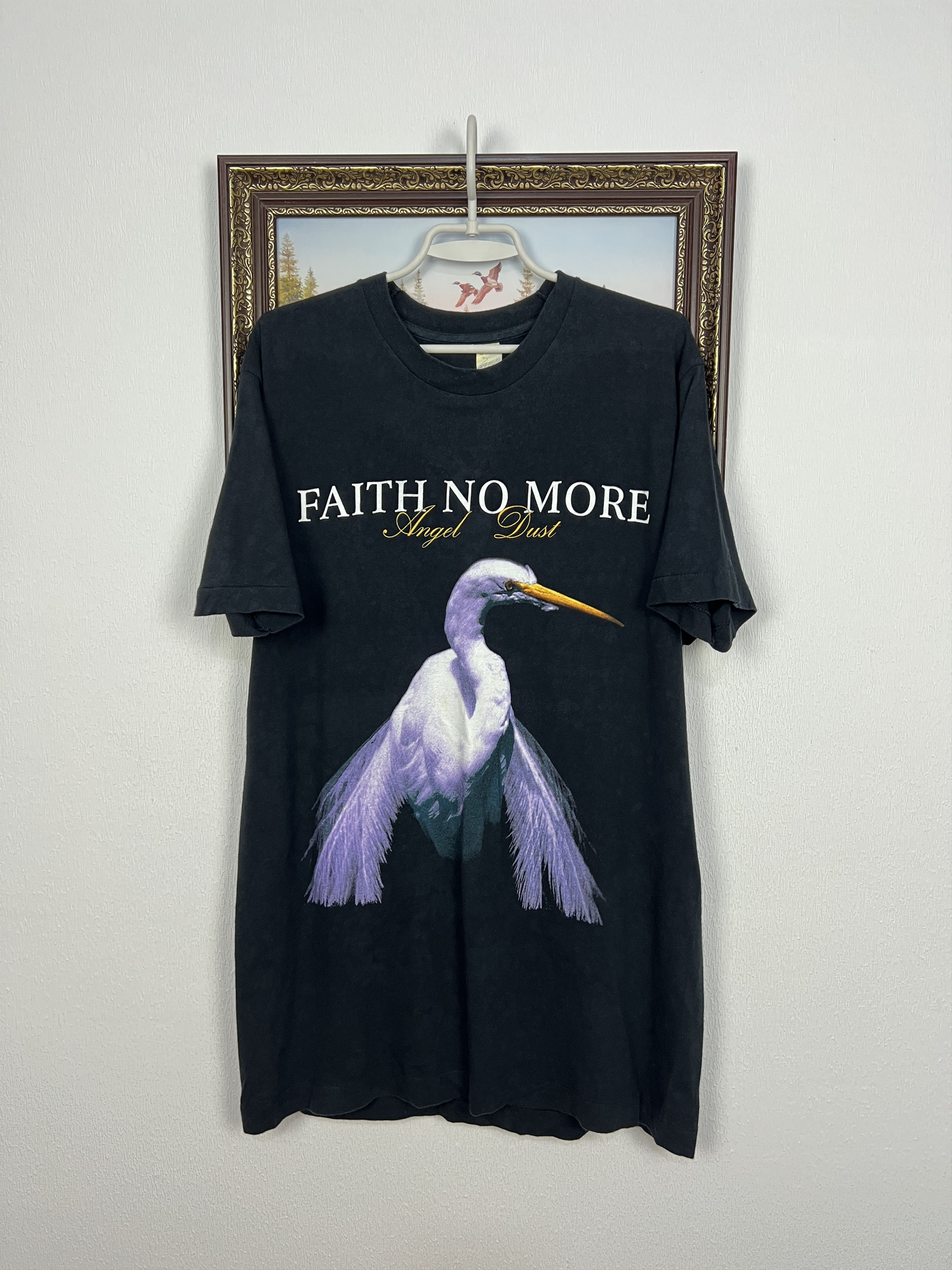 Vintage 1992 90s Faith No More Angel Dust Tour Tee Band