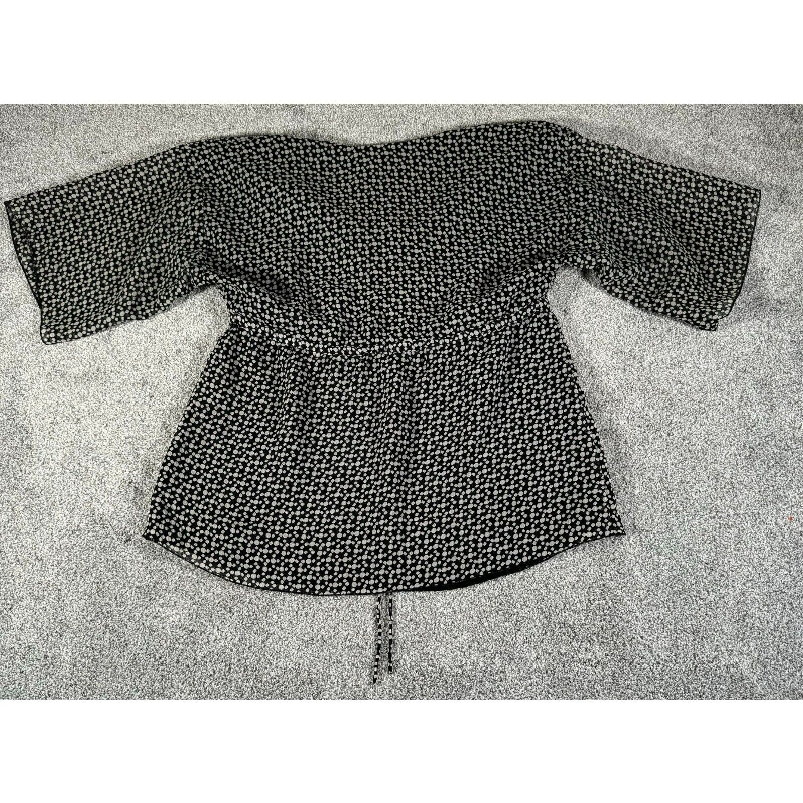 Other Notations Blouse L Sheer Lined Flowy Whimsigoth 90s Y2K Size L / US 10 / IT 46 - 2 Thumbnail