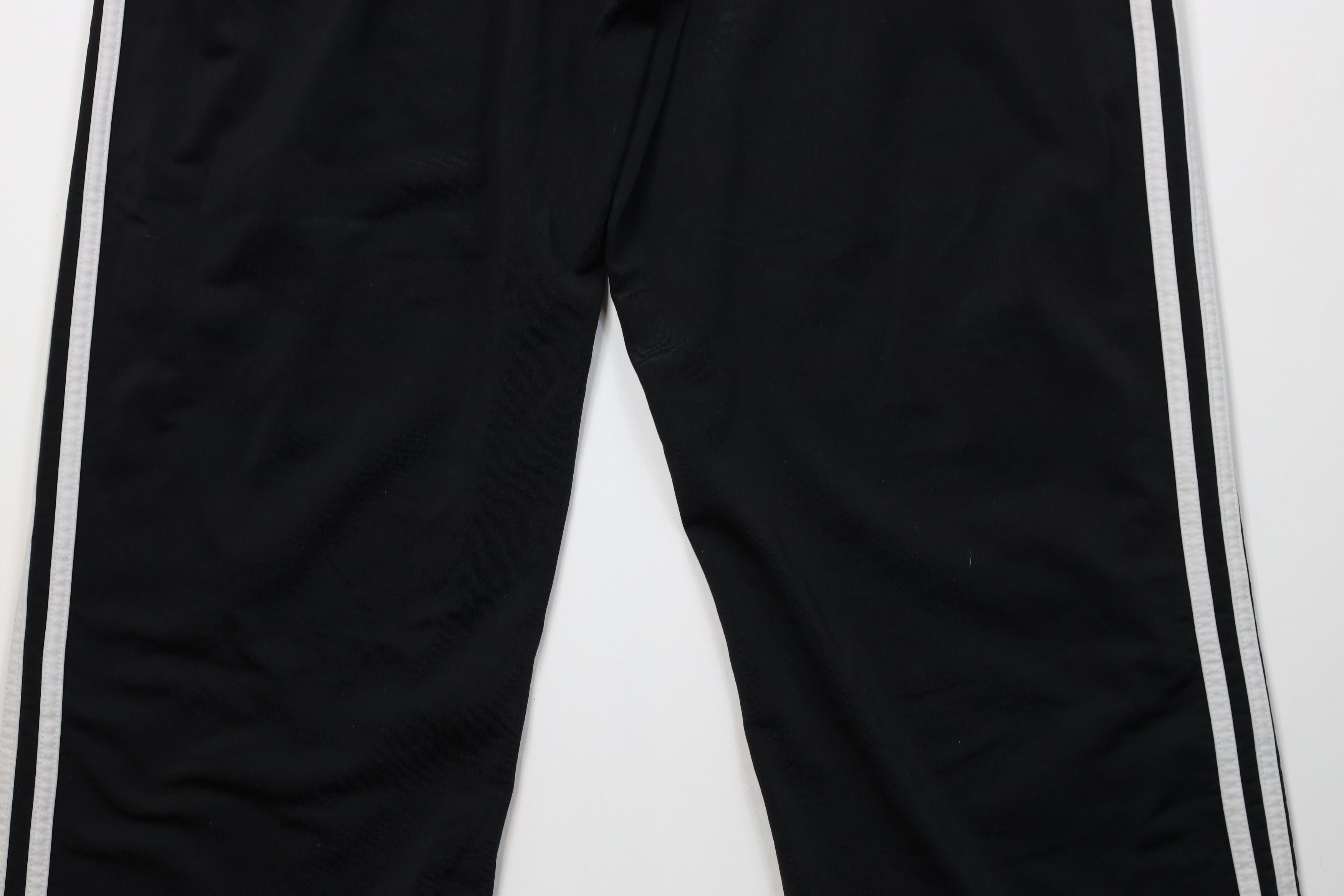 Adidas Vintage Y2K Adidas Striped Wide Leg Sweatpants Pants Black Size US 34 / EU 50 - 12 Thumbnail