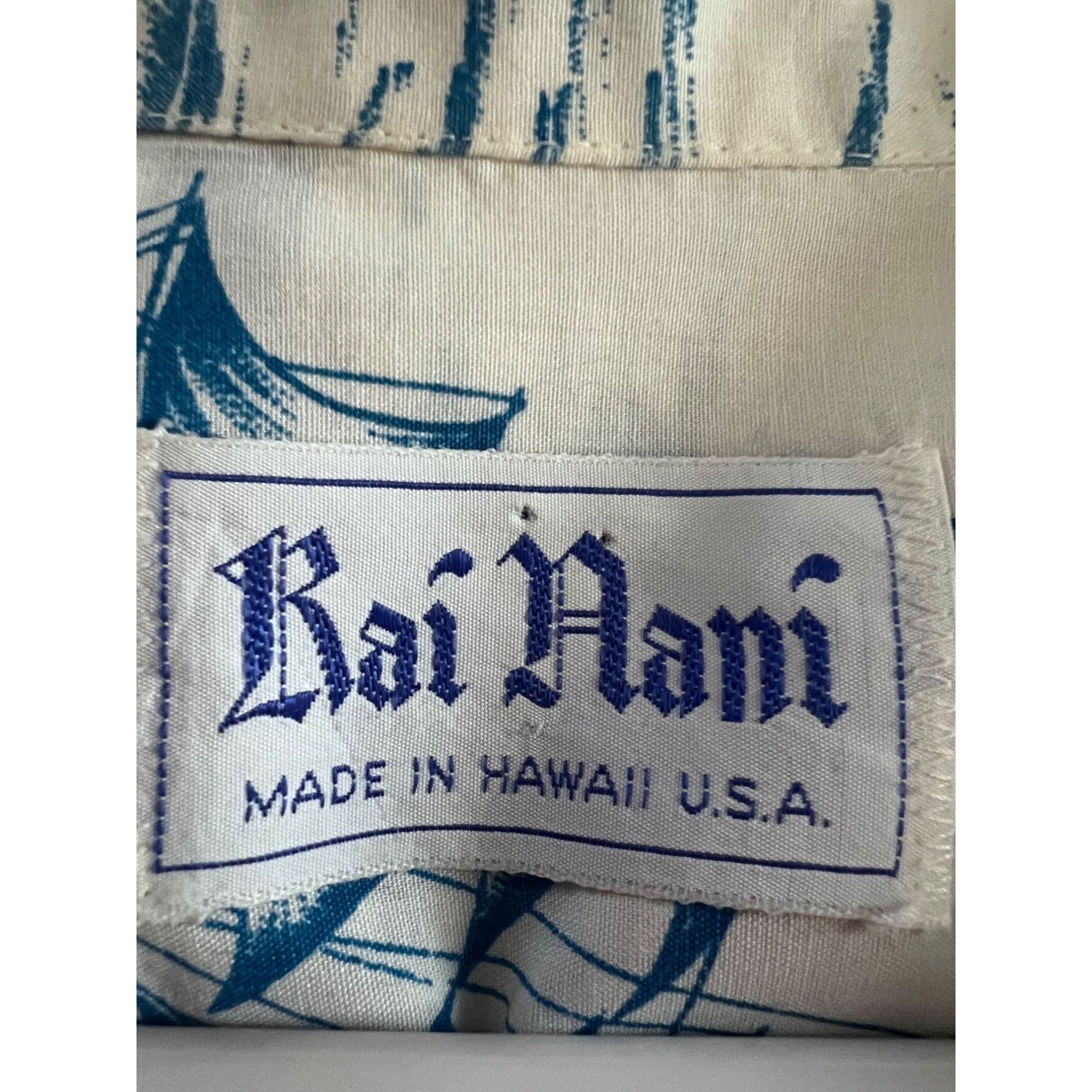 Vintage Kai Nani Vintage Hawaii Aloha Nautical Button Up Shirt Size US XL / EU 56 / 4 - 6 Thumbnail