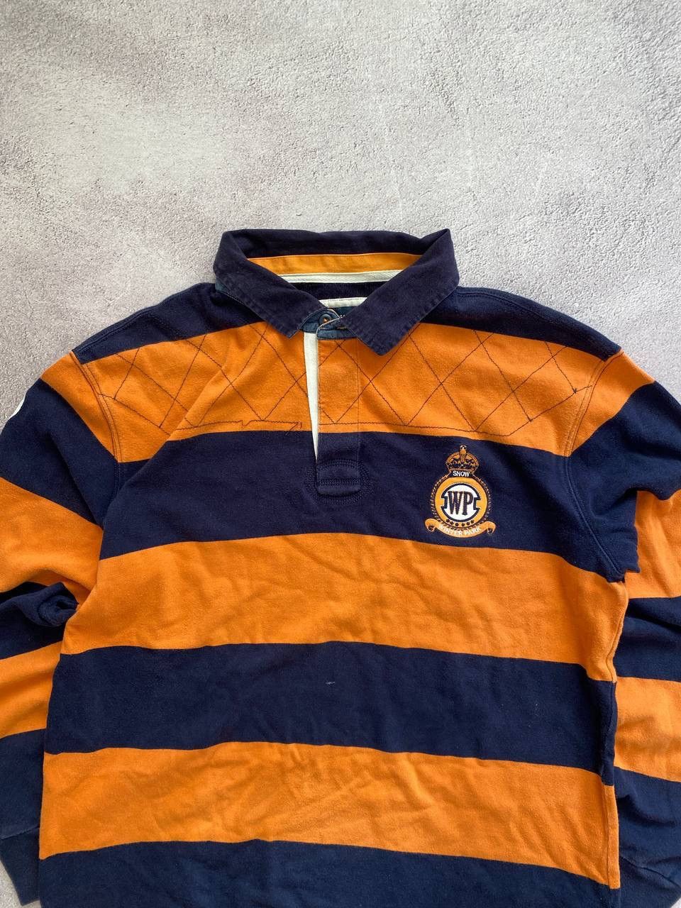 Polo Ralph Lauren × Vintage Polo Ralph Lauren style distressed rugby polo sweatshirt Size US XL / EU 56 / 4 - 4 Thumbnail