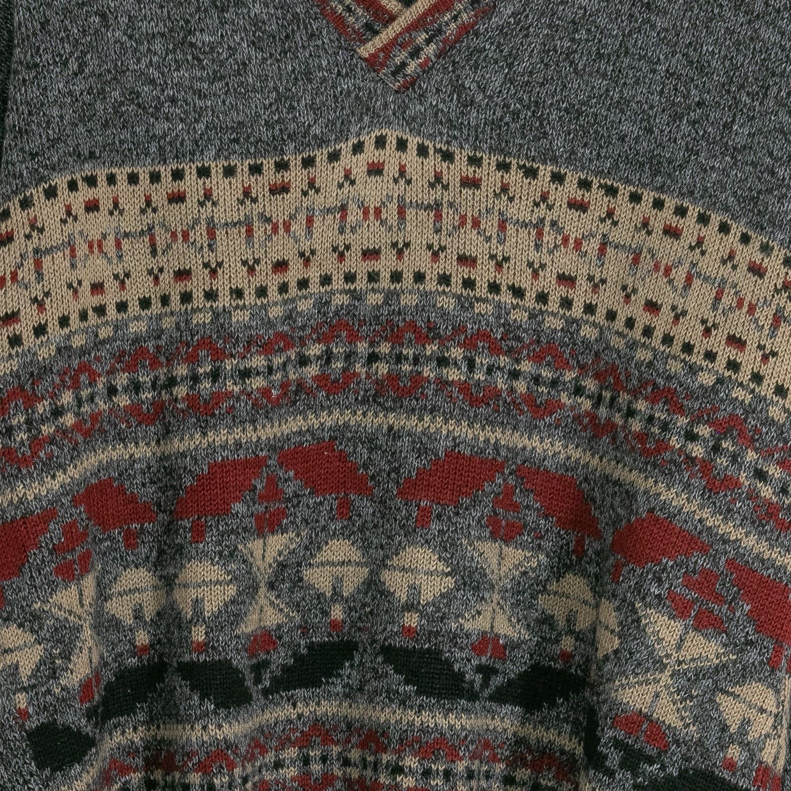 Vintage Vintage 90s Kikkers Fair Isle Acrylic Sweater Mens XL Size US XL / EU 56 / 4 - 3 Thumbnail
