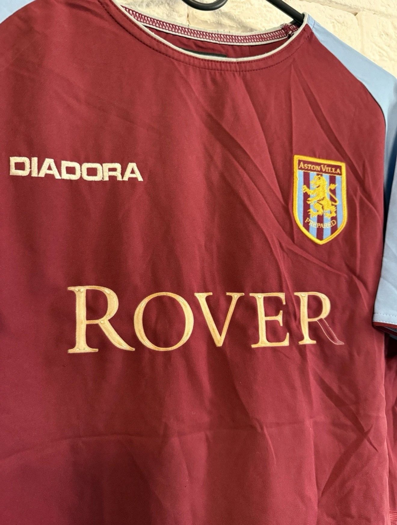 Diadora VTG Diadora Aston Villa 03/04 Home Jersey Football Tshirt Size US S / EU 44-46 / 1 - 3 Thumbnail