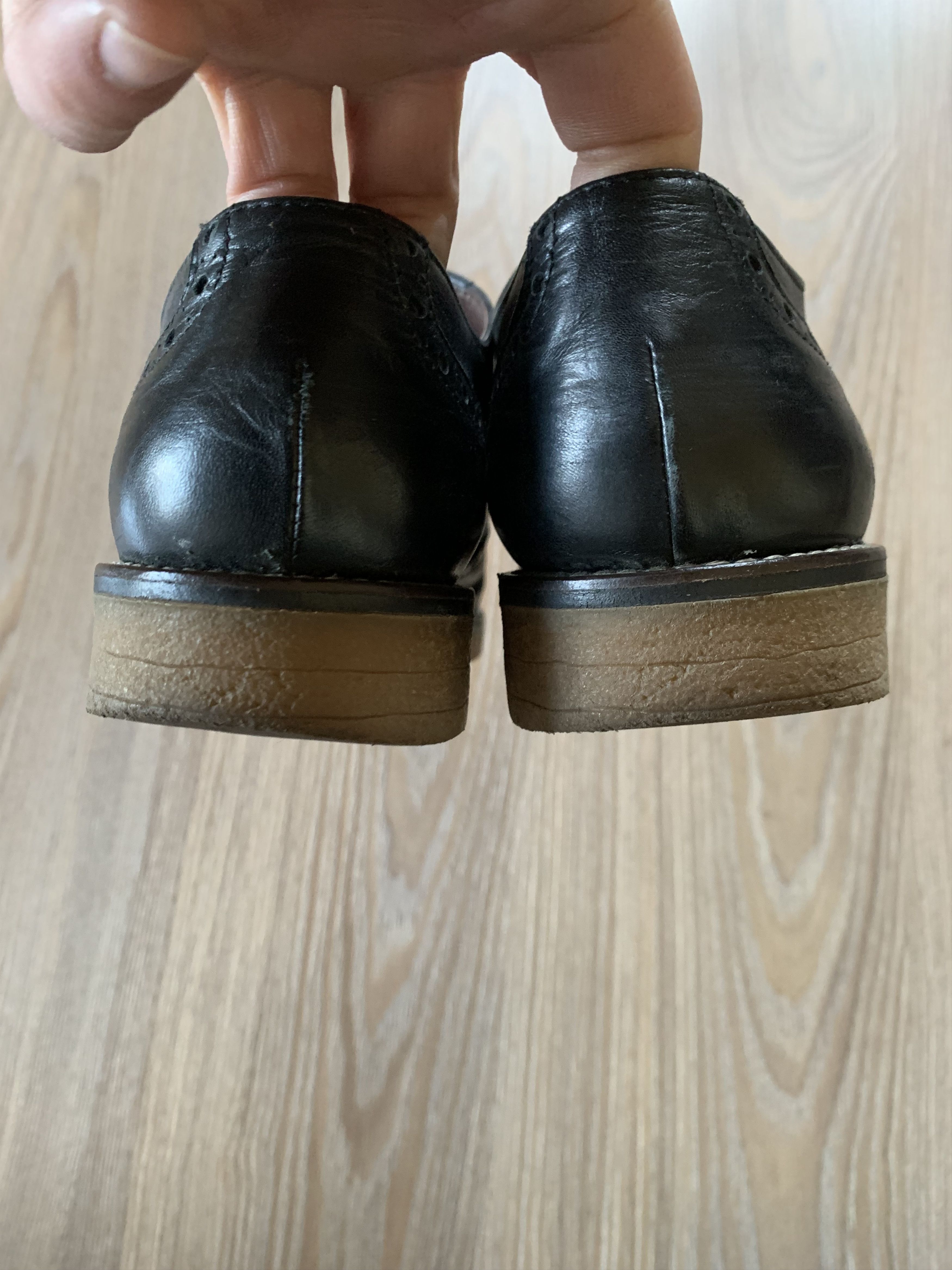 Baldinini × Vintage Men's Baldinini Trend Vintage Brogs Size US 8 / EU 41 - 11 Thumbnail