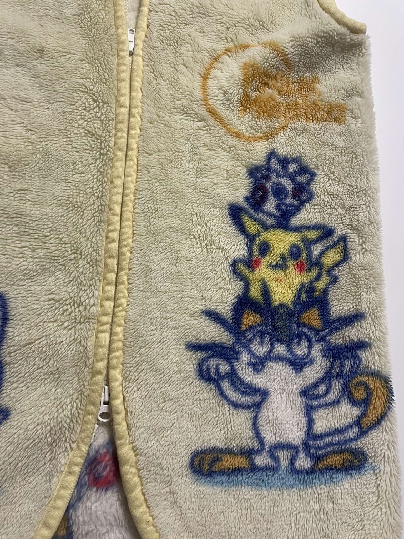 Band Tees × Vintage Vintage Pokemon Nintendo Zip Vest Size US L / EU 52-54 / 3 - 7 Thumbnail