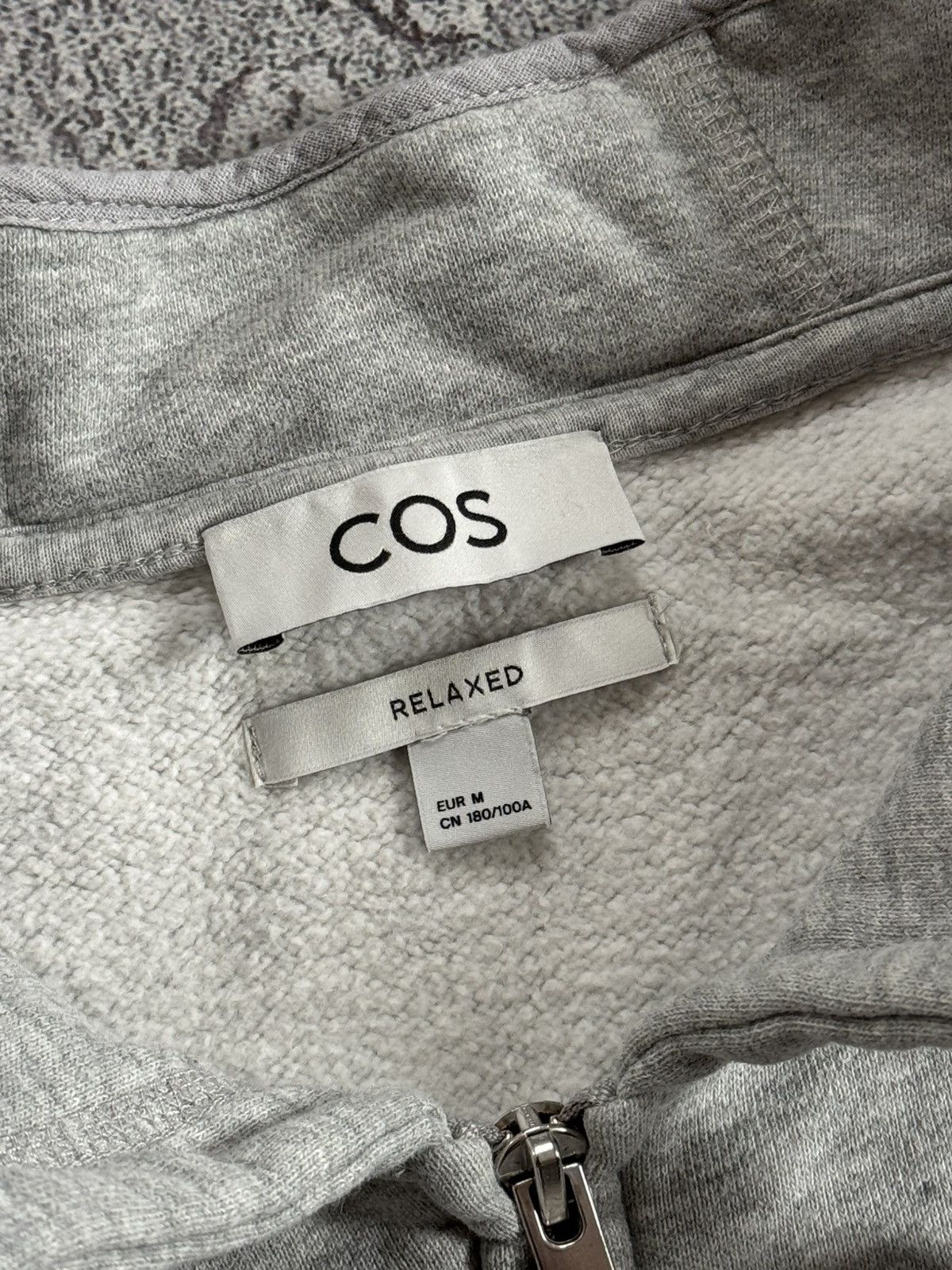 Cos × Designer COS M relaxed zip sweatshirt long sleeve jumper pullover Size M / US 6-8 / IT 42-44 - 9 Thumbnail